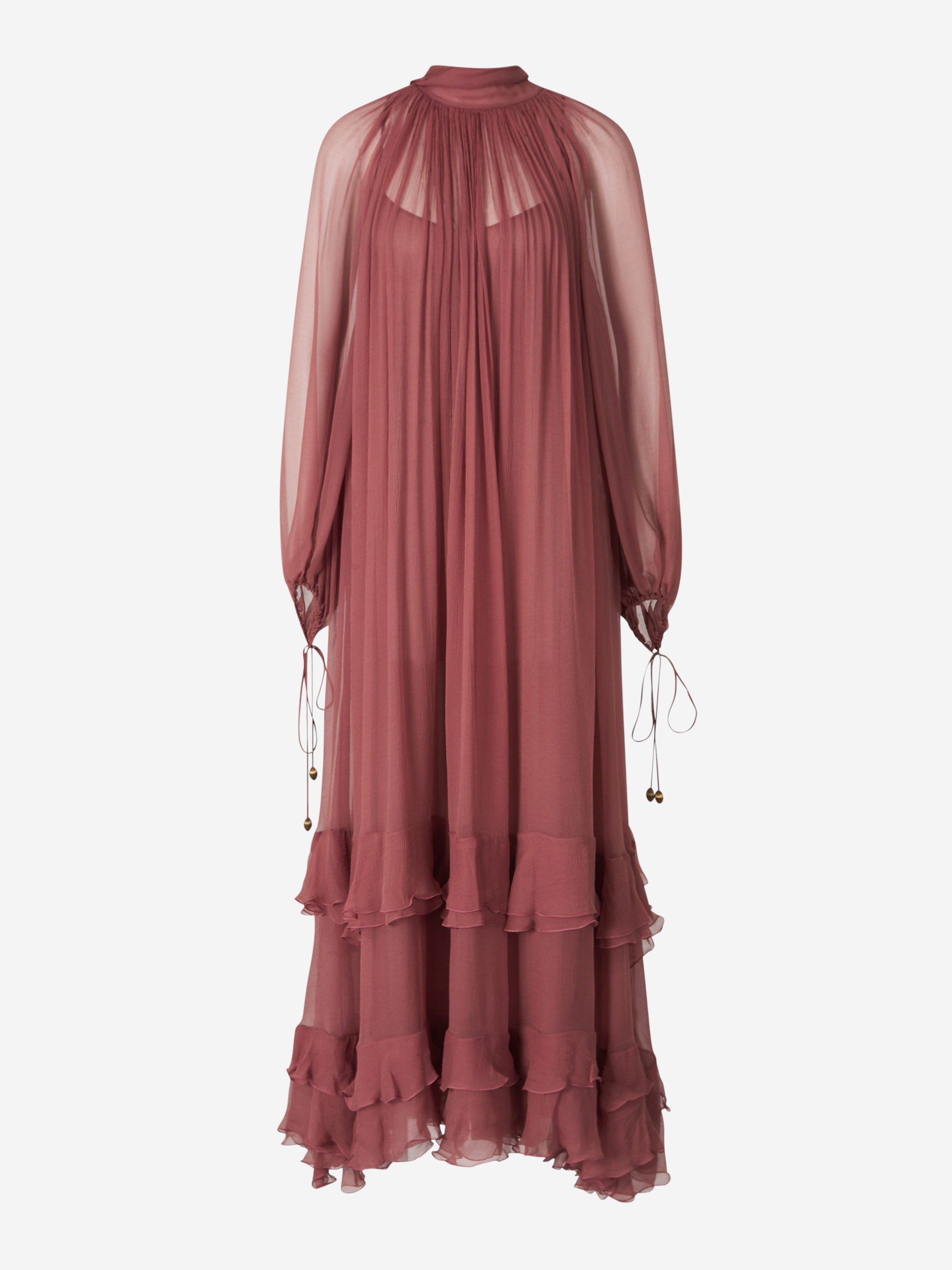 Chloé – Silk Muslin Maxi Dress Mujer 732-001396 01