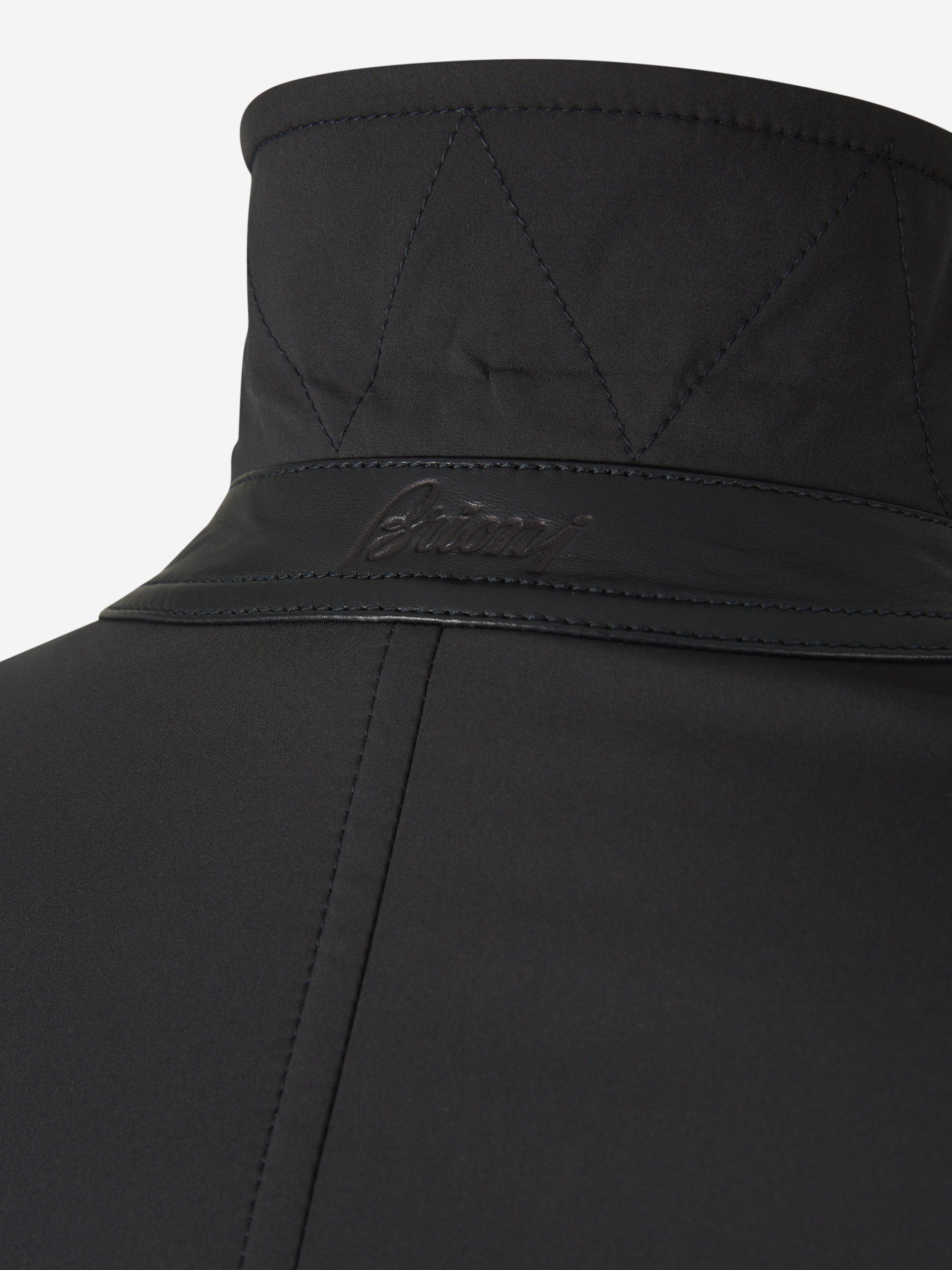 Brioni Hombre Barcelona Abrigo Essential Performa color Azul Noche sku 502-001586 01 - Foto 5