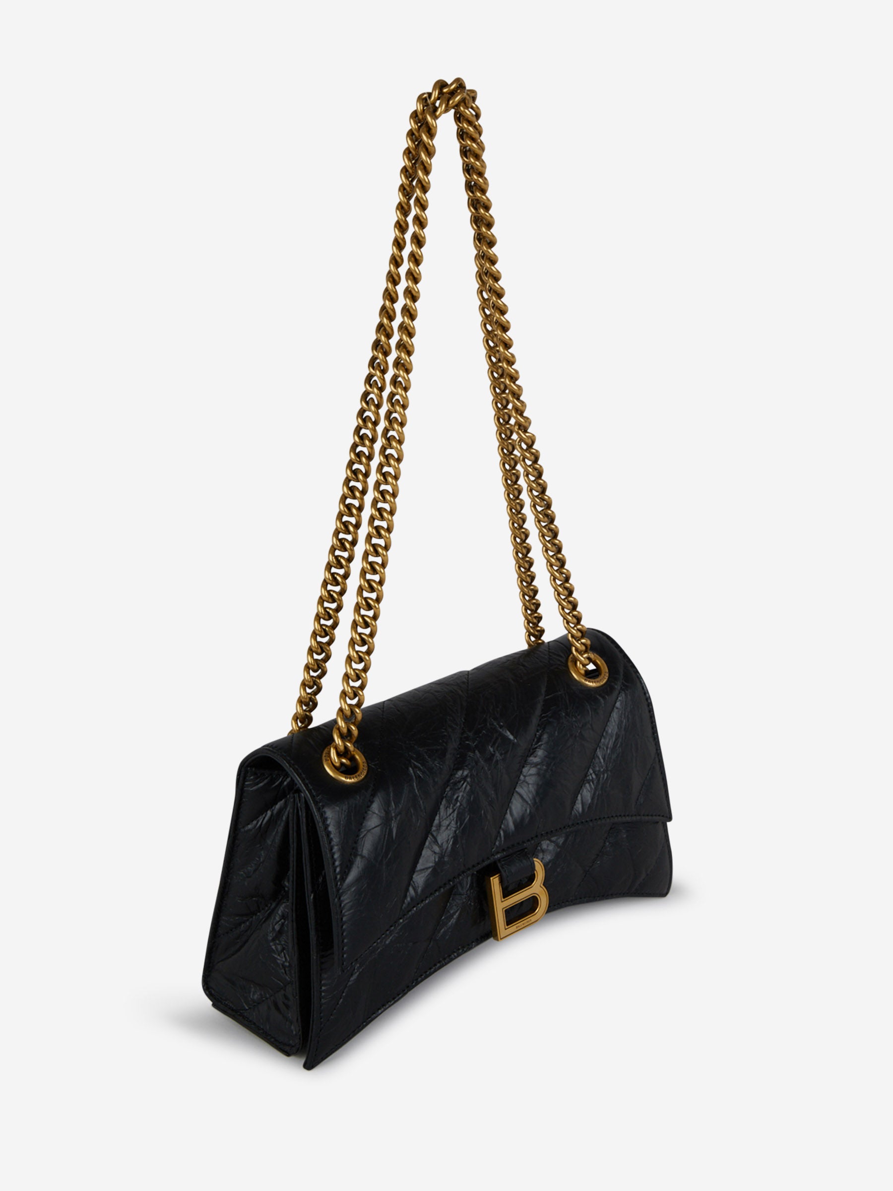 Balenciaga Mujer Barcelona Bolso Hombro Crush XS color Negro sku 810-007688 01 - Foto 4