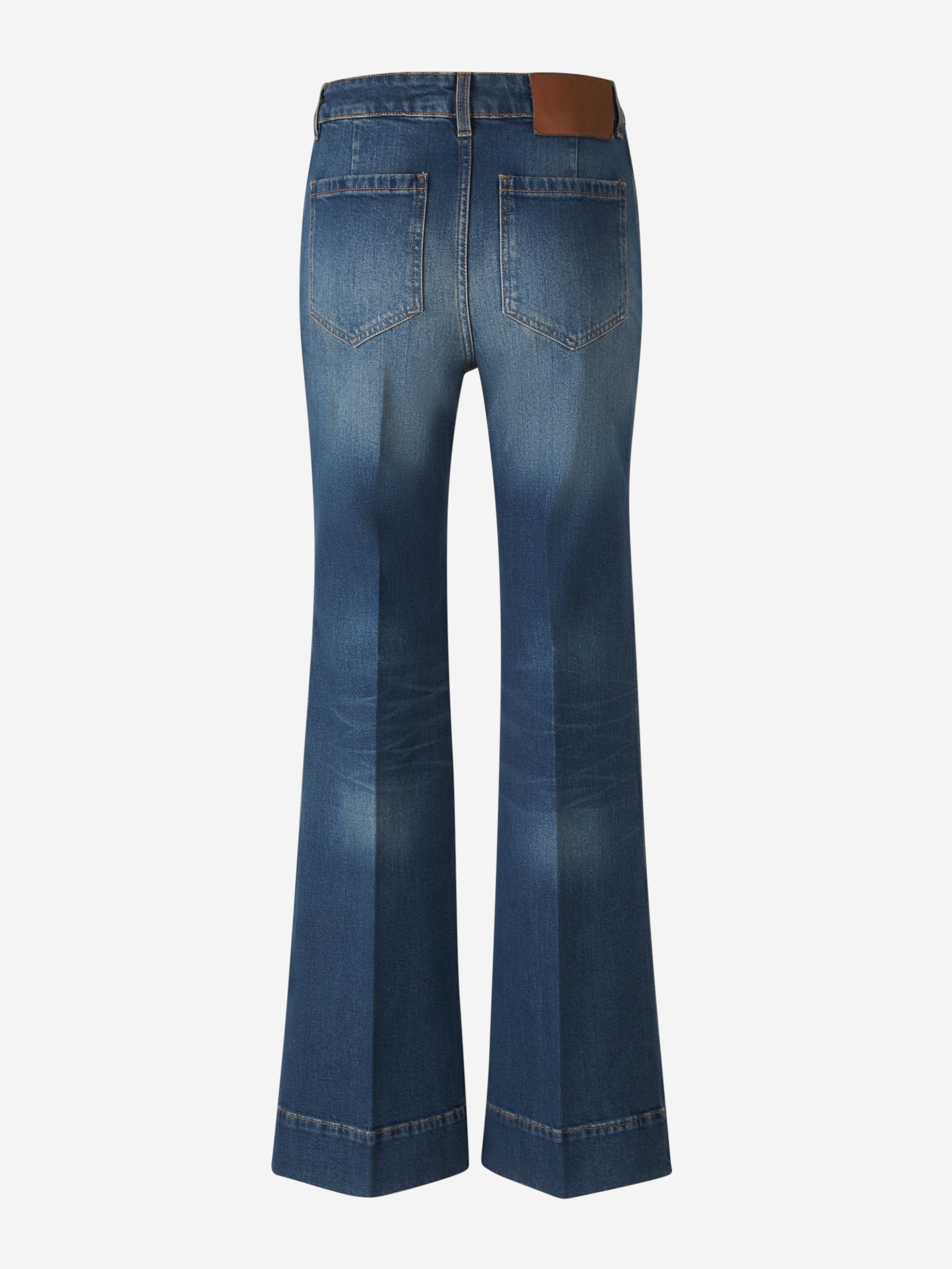 Victoria Beckham Mujer Barcelona Jeans Flare Fit  Alina color Azul Denim Oscuro sku 763-001581 01 - Foto 3