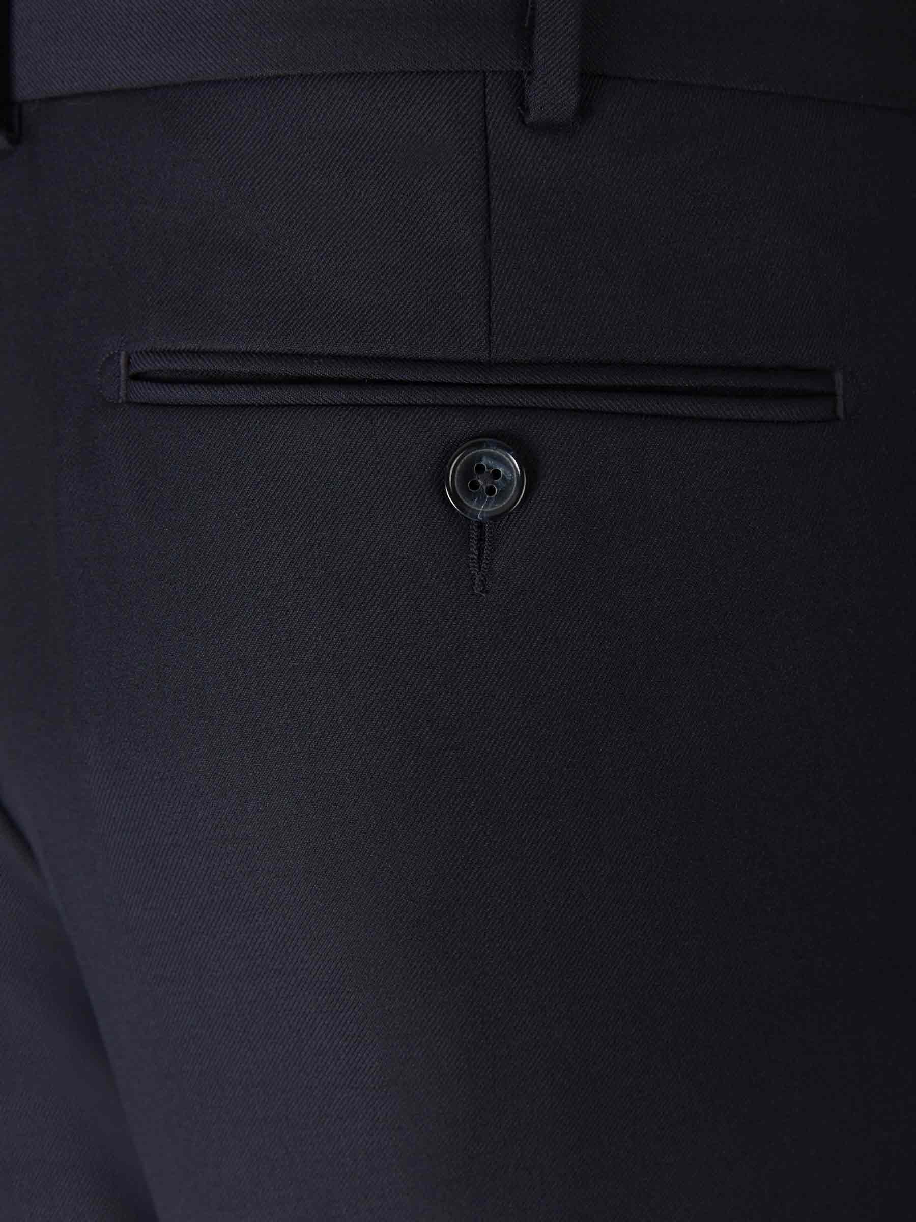 Santa Eulalia Hombre Barcelona Pantalones Formales Lana color Azul Noche sku 321-000316 03 - Foto 4