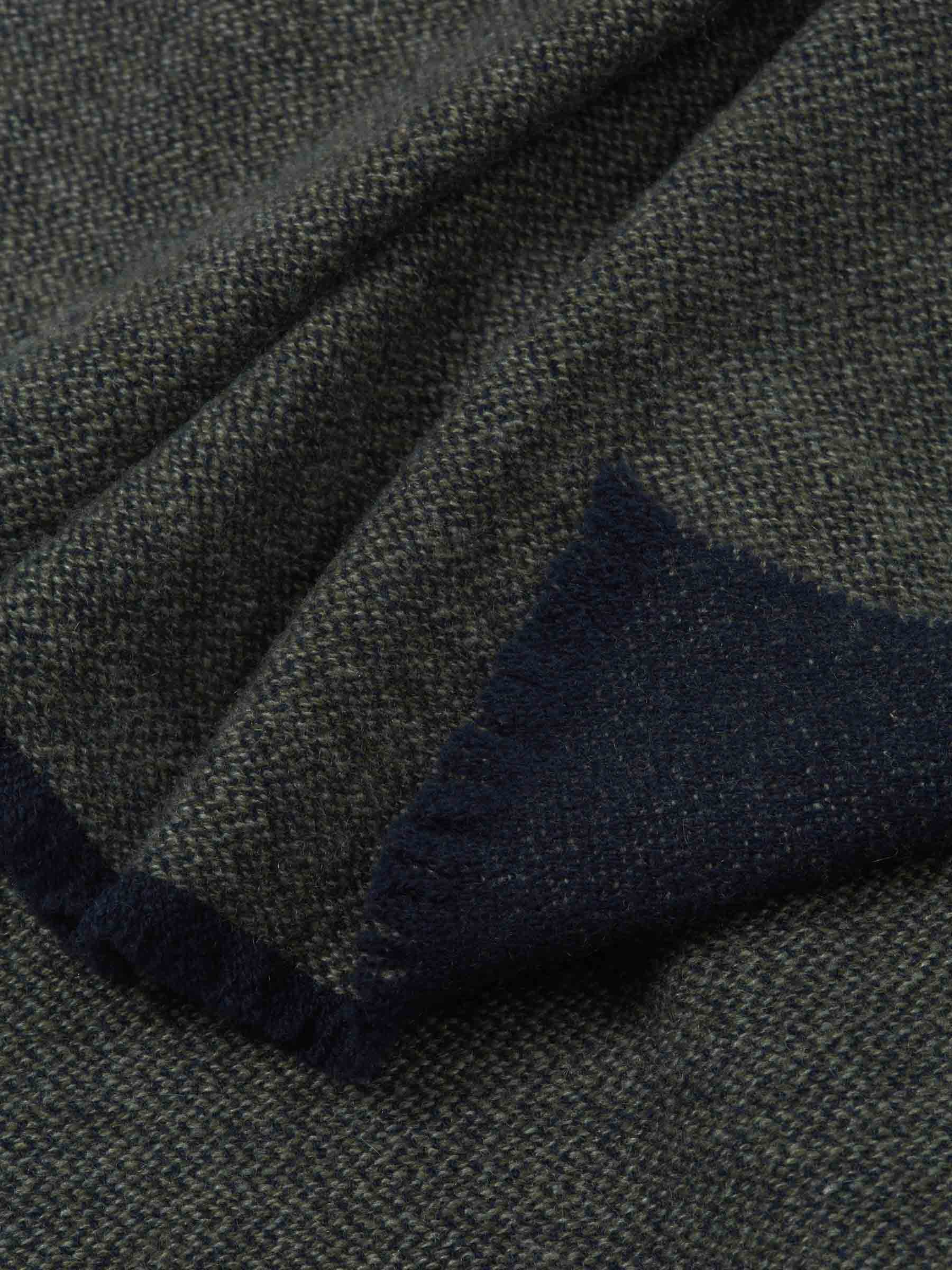 Fedeli Hombre Barcelona Bufanda Punto Cashmere color Azul Noche sku 630-001435 01 - Foto 4