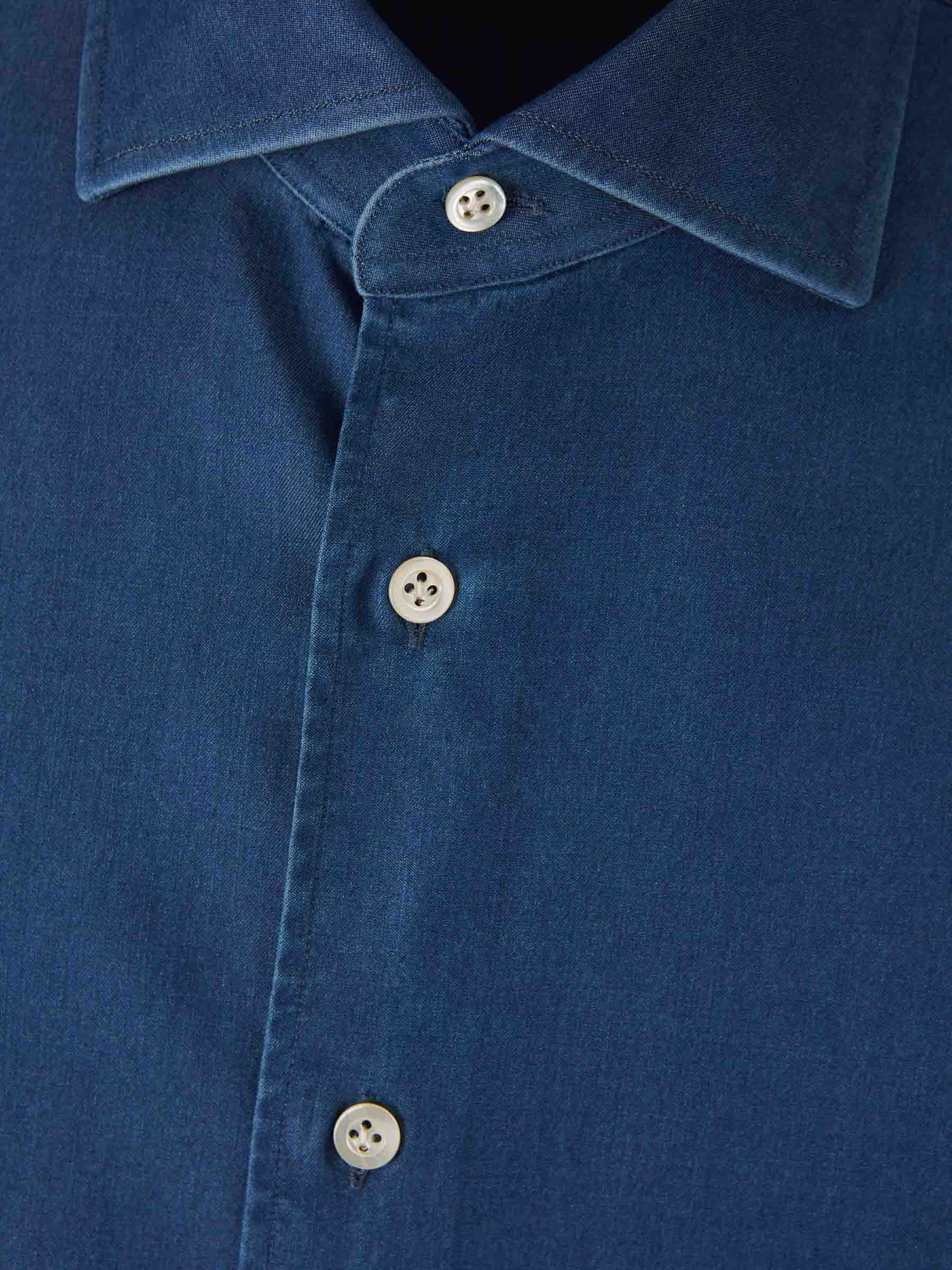 Santa Eulalia Hombre Barcelona Camisa Diseño Denim color Azul Denim Claro sku 531-005916 02 - Foto 3