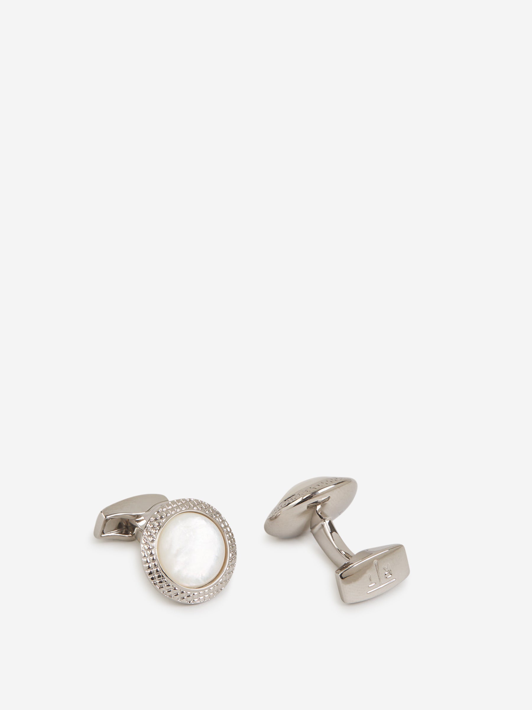 Tateossian Hombre Barcelona Gemelos Bullseye color Plateado sku 696-001004 01 - Foto 2
