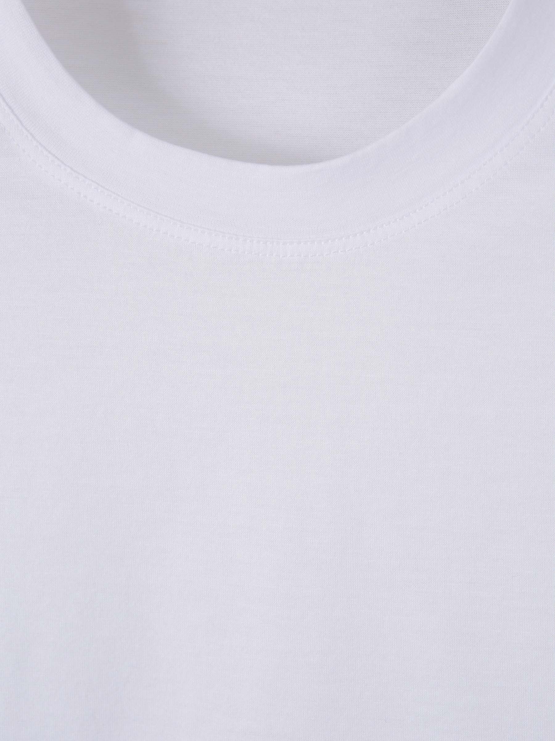 Santa Eulalia Hombre Barcelona Camiseta Lisa Algodón color Blanco sku 553-003979 01 - Foto 3