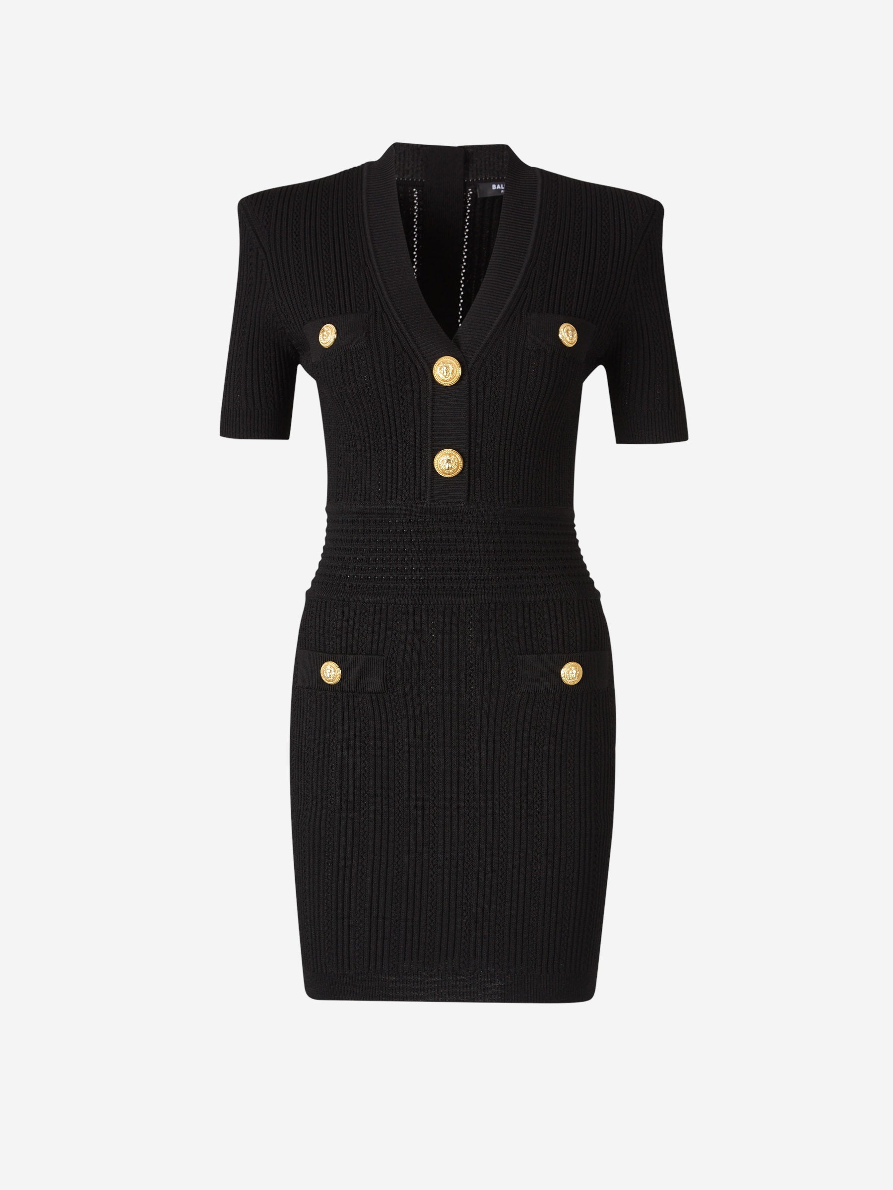 Balmain Balmain Textured Mini Dress in Barcelona or Shop Online Mujer 731-005966 01 Balmain Balmain Textured Mini Dress in Barcelona or Shop Online Mujer 731-005966 01