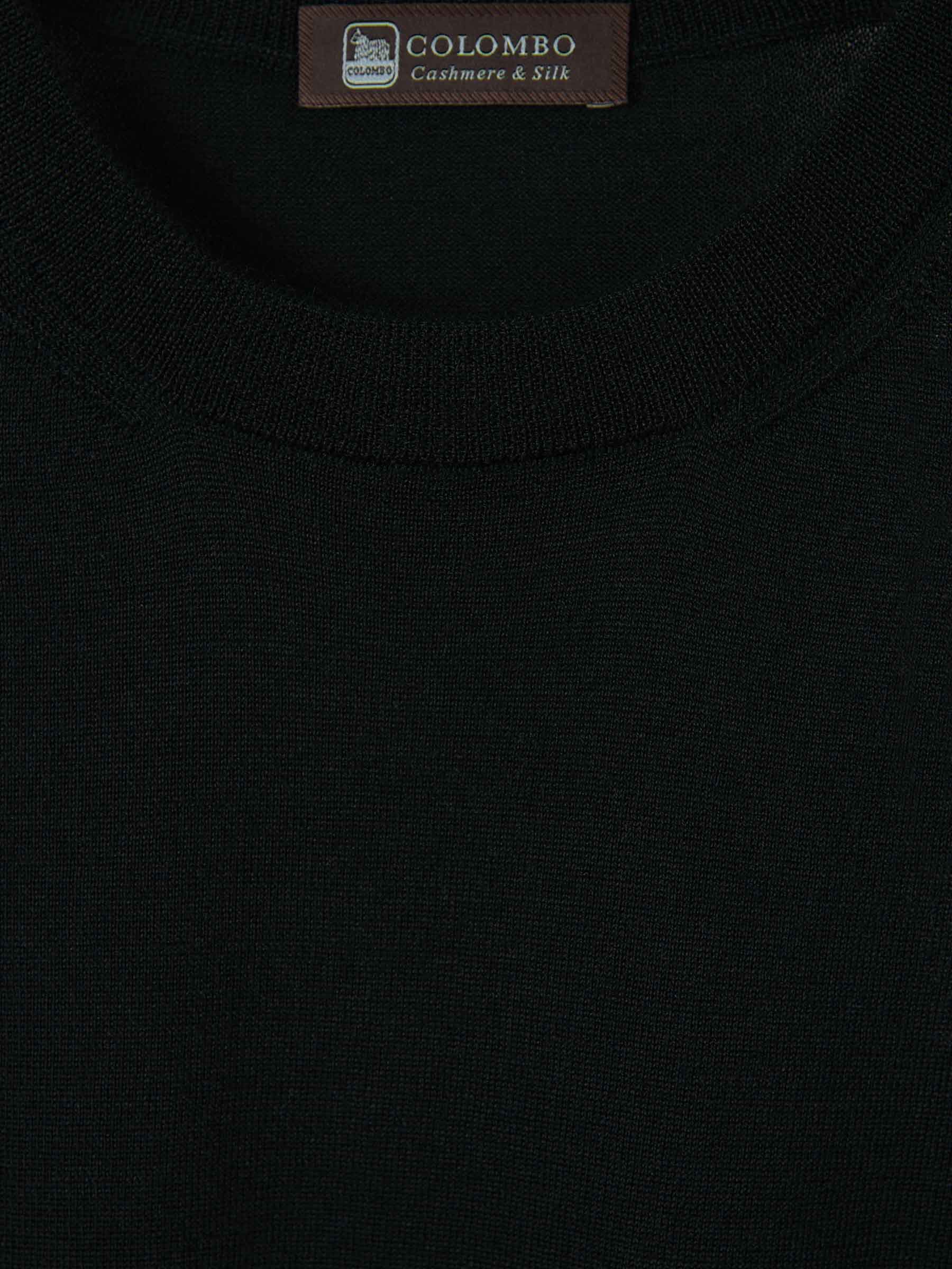 Colombo Hombre Barcelona Camiseta Cashmere Y Seda color Negro sku 553-003208 03 - Foto 3