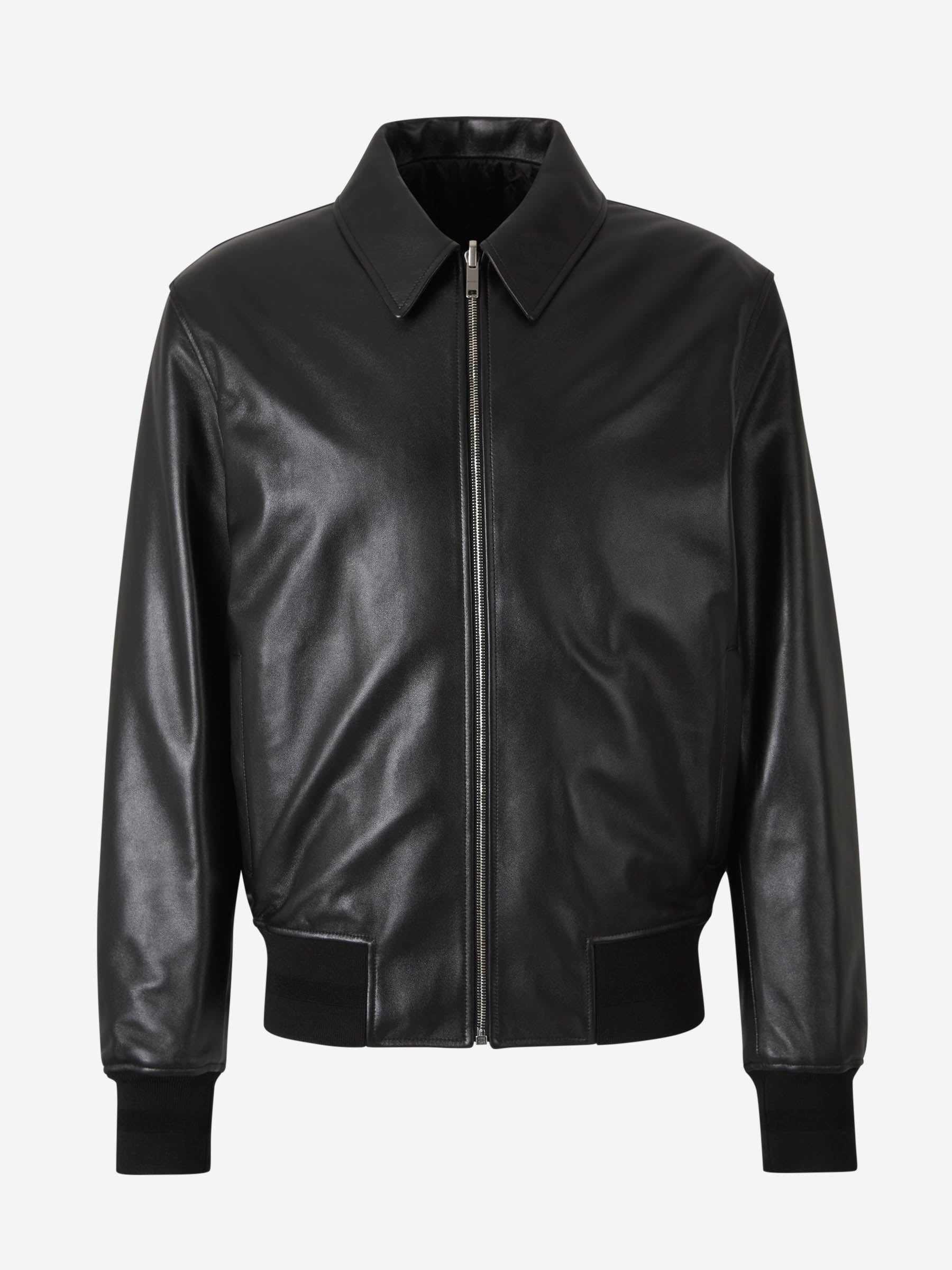 Givenchy – Leather Bomber Jacket Hombre 512-002341 01