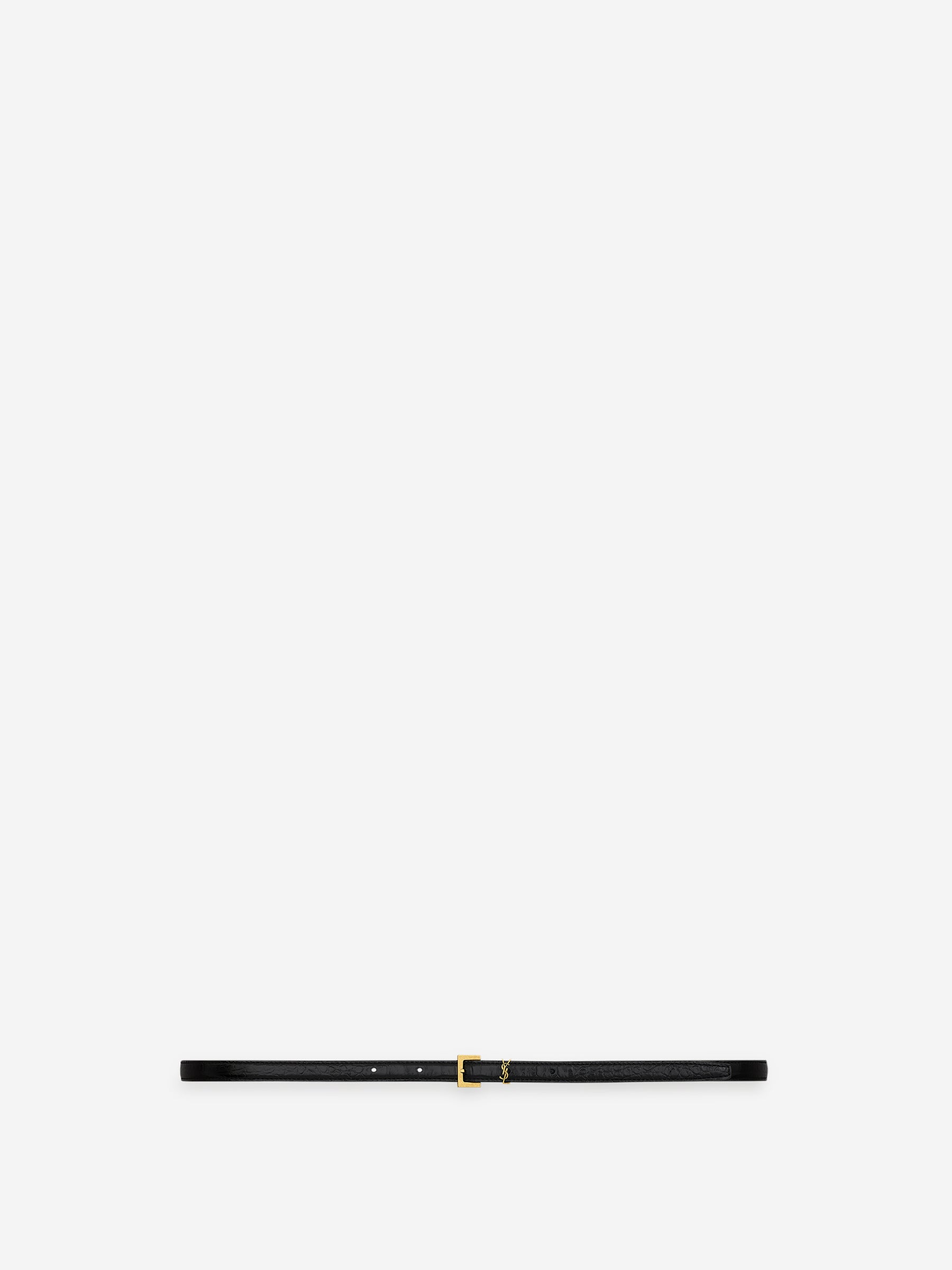 Saint Laurent Mujer Barcelona Cinturón Piel Fino color Negro sku 830-000367 01 - Foto 1
