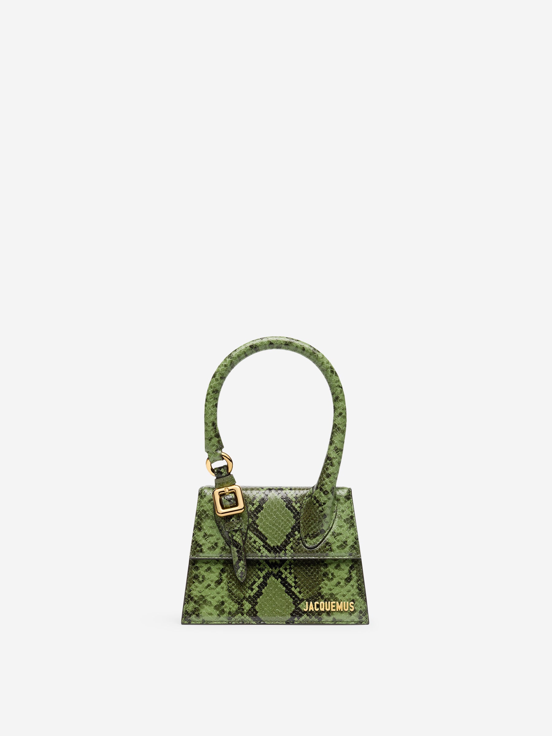 Boucle Bag Green Croc Jacquemus Bag Le Chiquito Long Boucle Bag