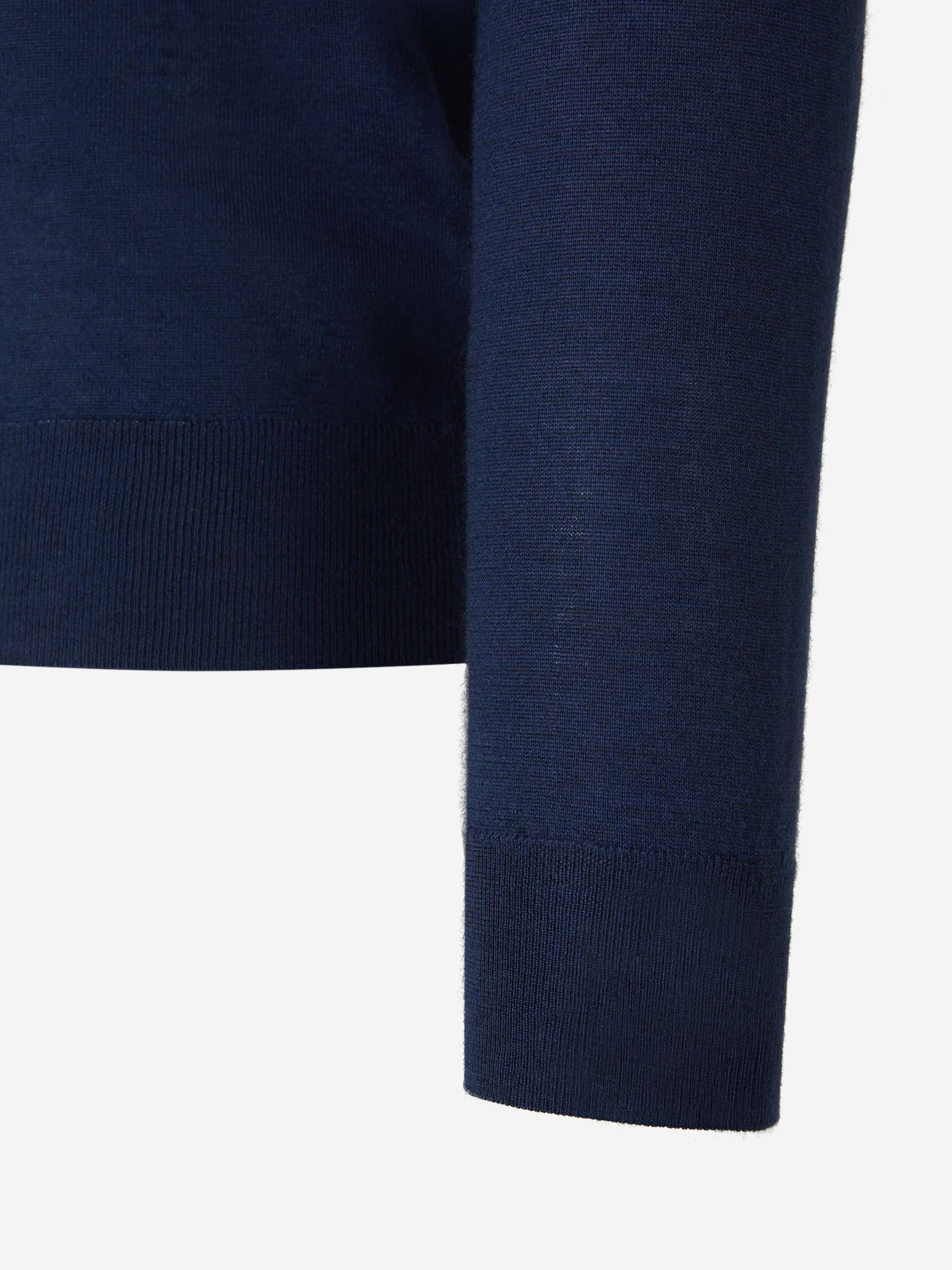 Santa Eulalia Hombre Barcelona Jersey Cashmere Y Seda color Azul Marino sku 542-002426 02 - Foto 4