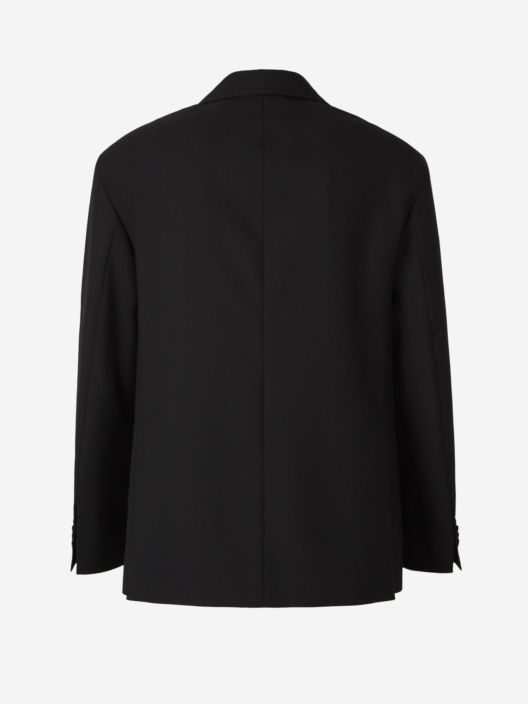 Officine Générale Hombre Barcelona Americana Lisa Lana color Negro sku 301-000242 01 - Foto 4