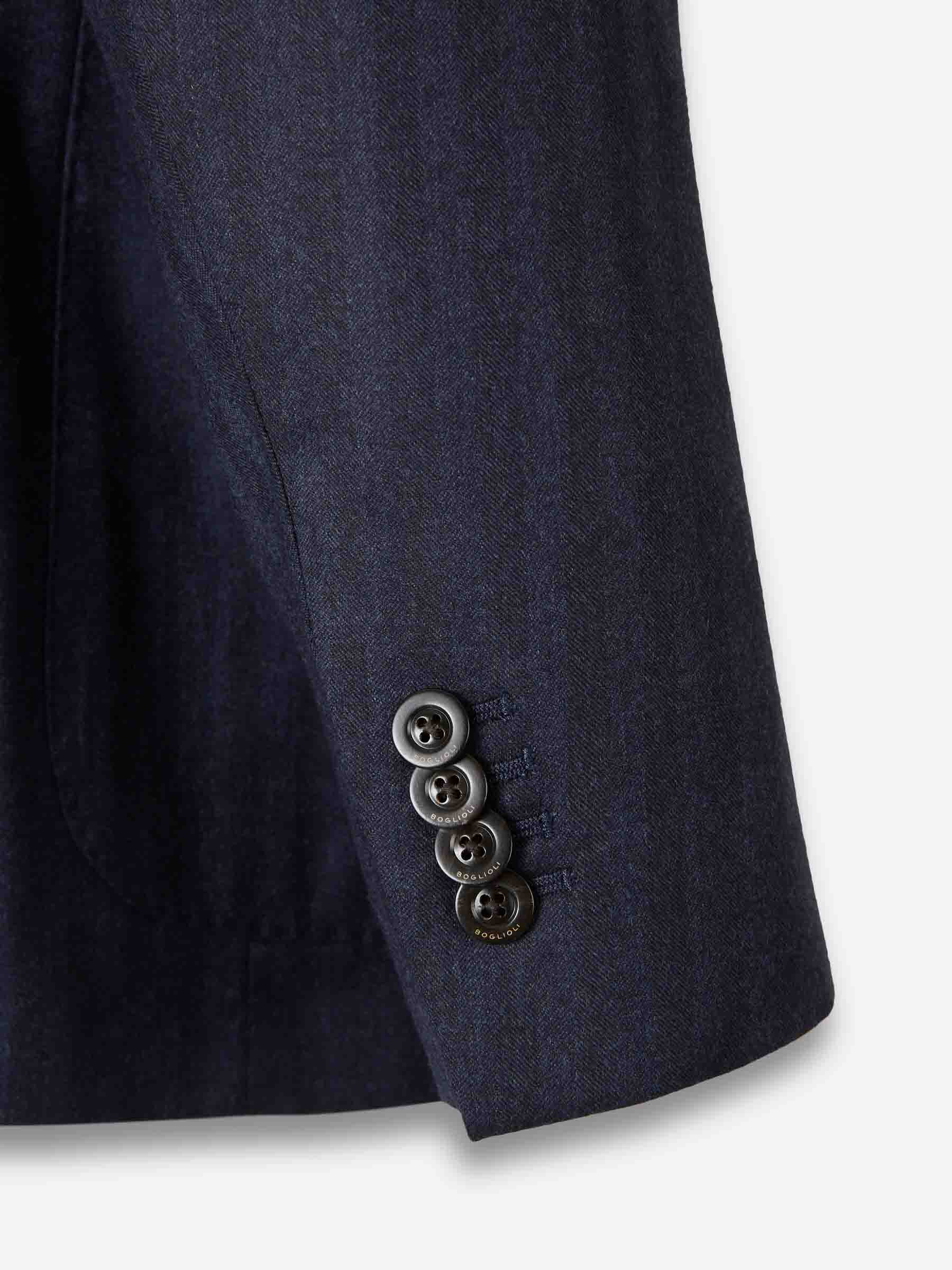 Boglioli Hombre Barcelona Americana Recta Lana color Azul Marino sku 302-003590 01 - Foto 4