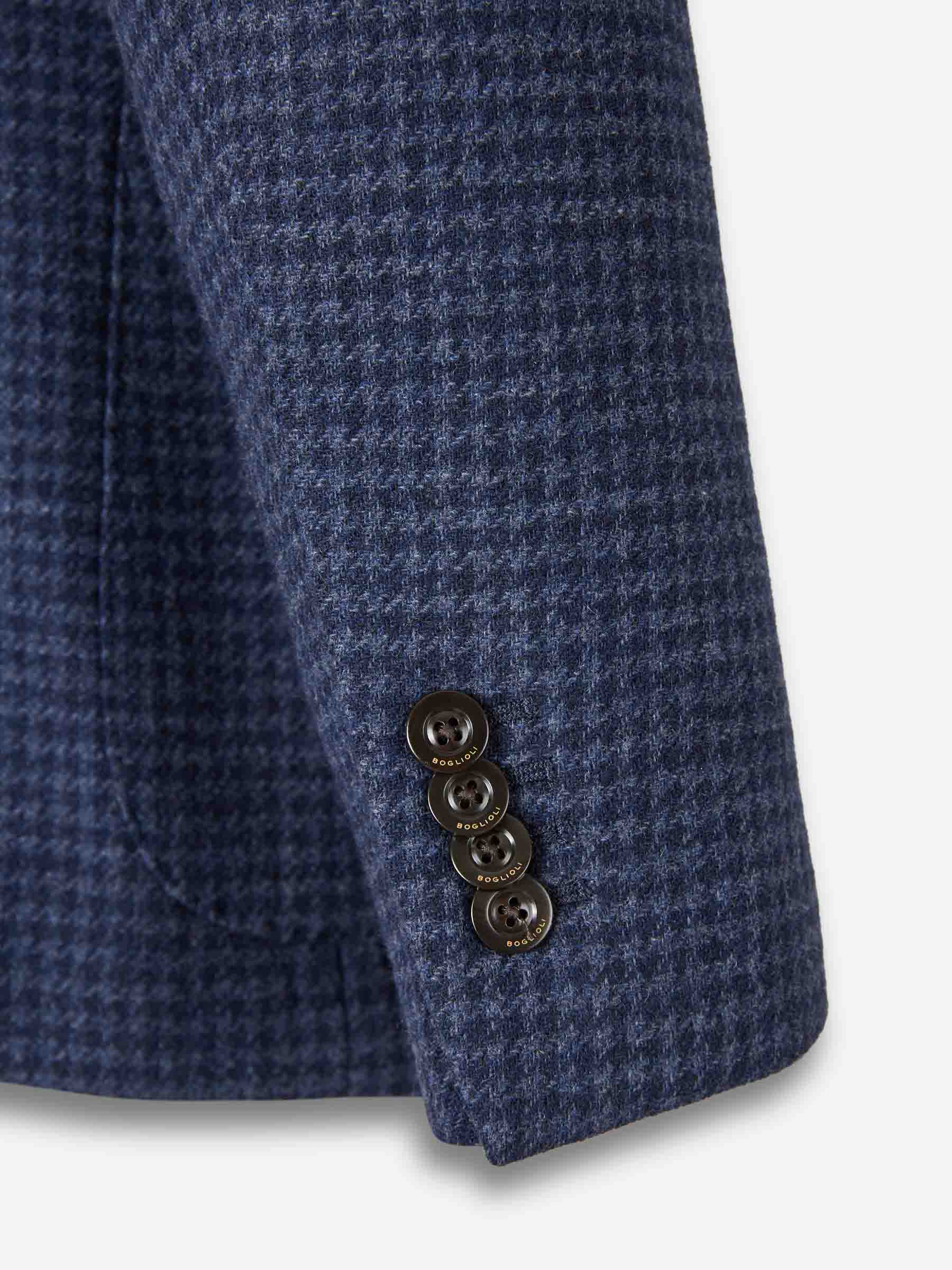 Boglioli Hombre Barcelona Americana Recta Lana color Azul Marino sku 302-003591 01 - Foto 3