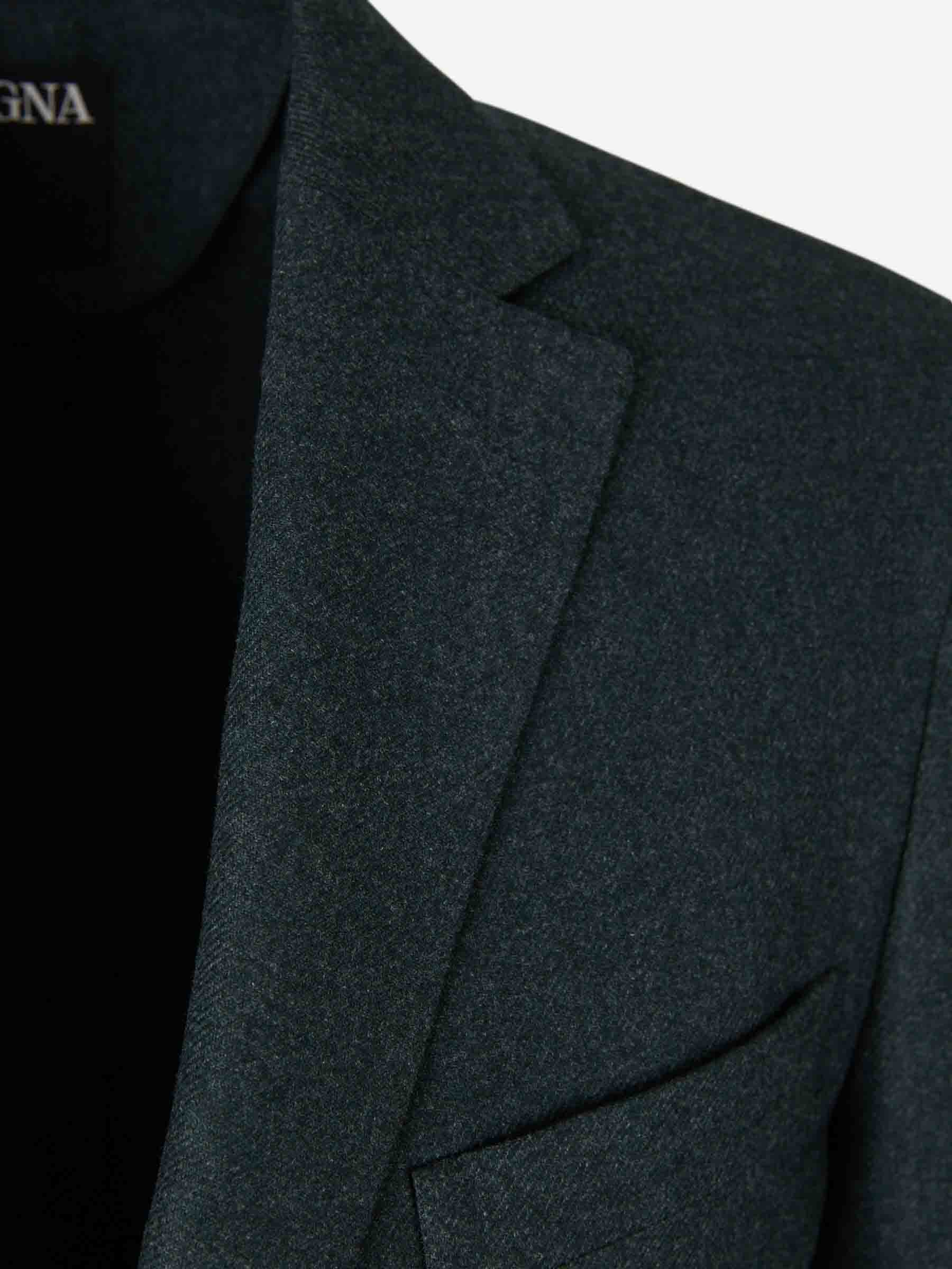 Zegna Hombre Barcelona Americana Recta Lana color Gris Antracita sku 302-003616 01 - Foto 3