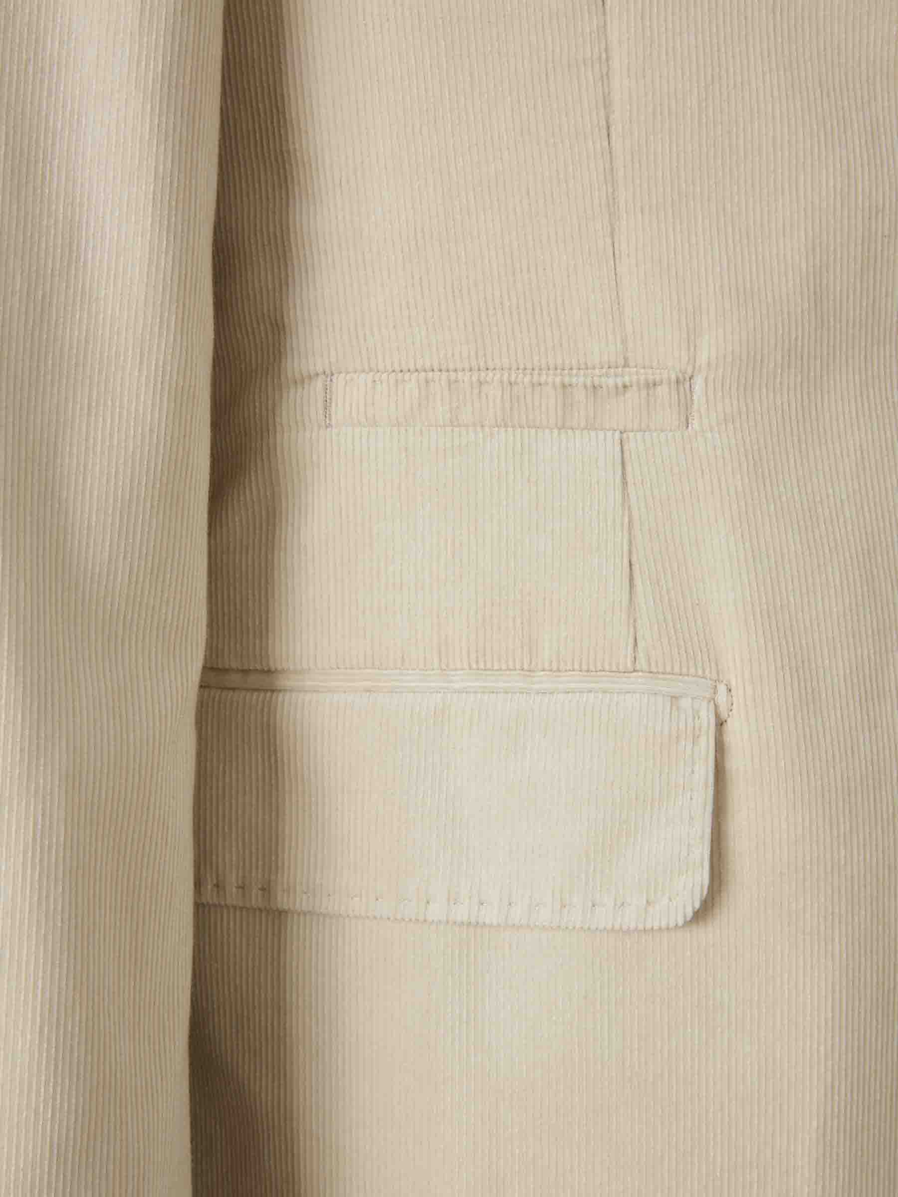 Brunello Cucinelli Hombre Barcelona Americana Recta Pana color Beige sku 302-003618 01 - Foto 4