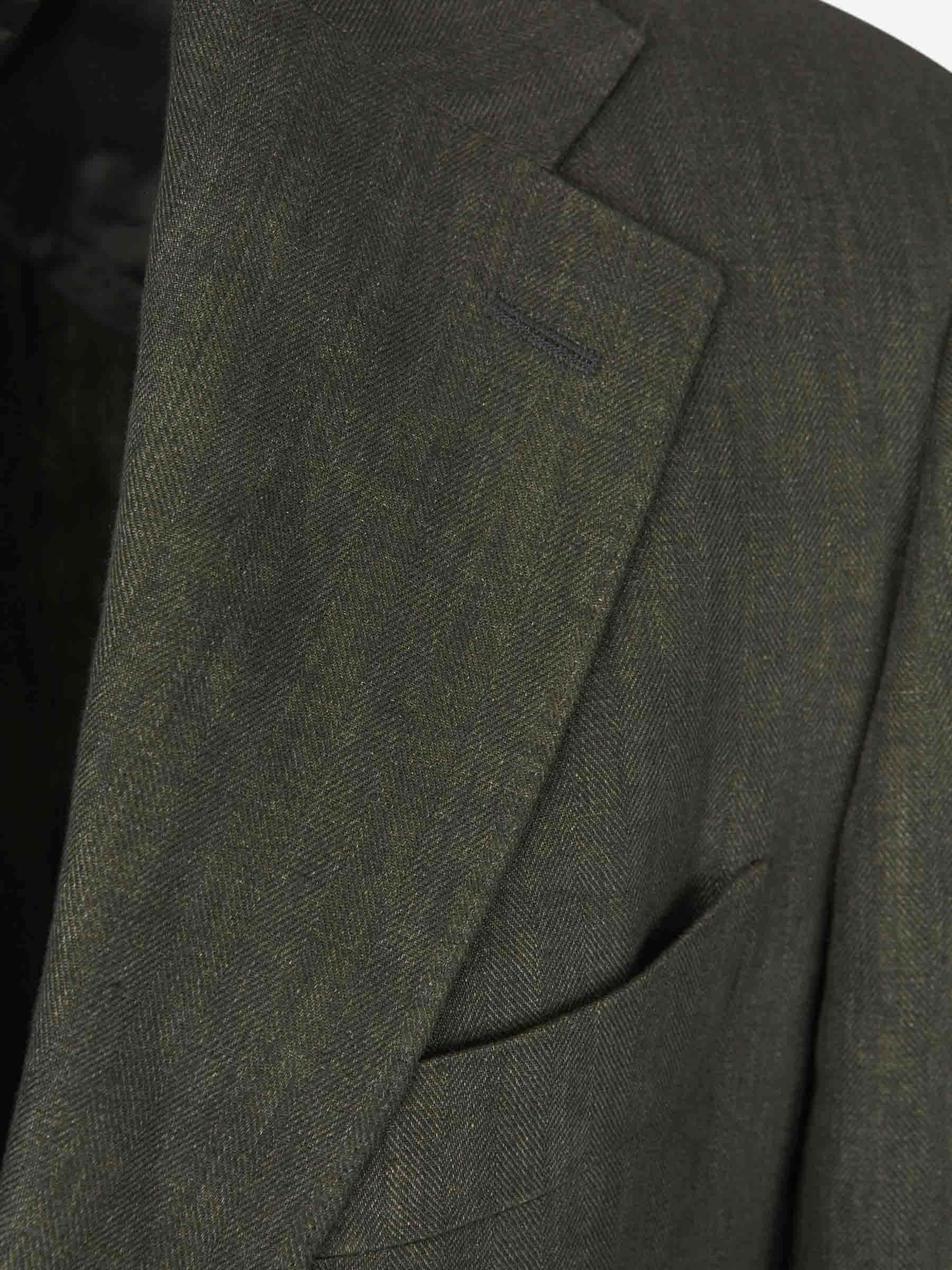 Santa Eulalia Hombre Barcelona Traje Lino Espiga color Verde sku 312-002841 01 - Foto 3