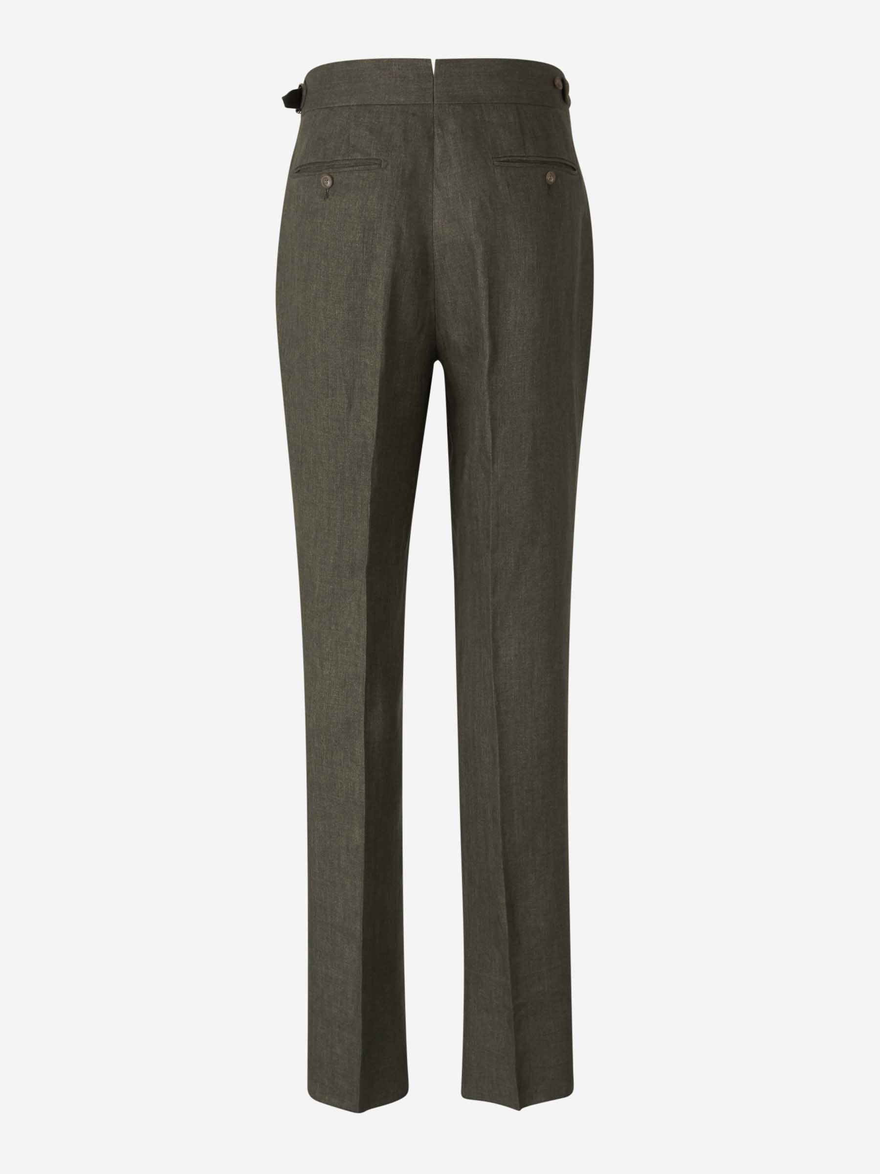 Santa Eulalia Hombre Barcelona Traje Lino Espiga color Verde sku 312-002841 01 - Foto 7