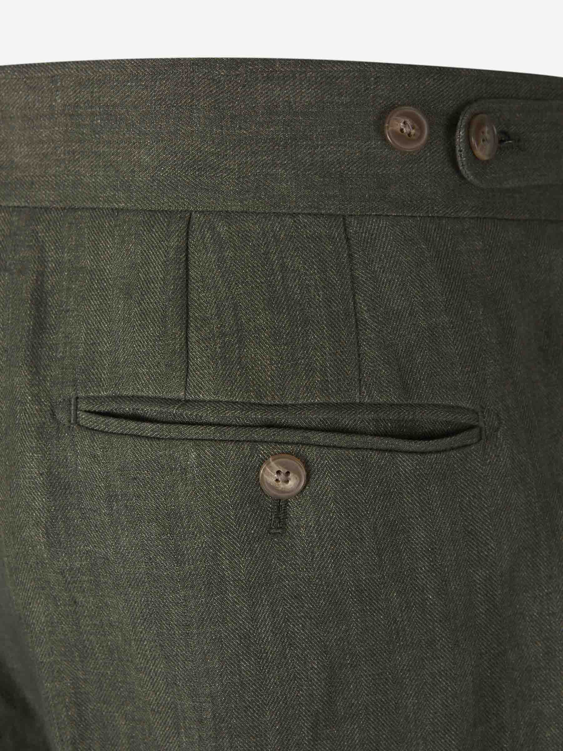 Santa Eulalia Hombre Barcelona Traje Lino Espiga color Verde sku 312-002841 01 - Foto 9