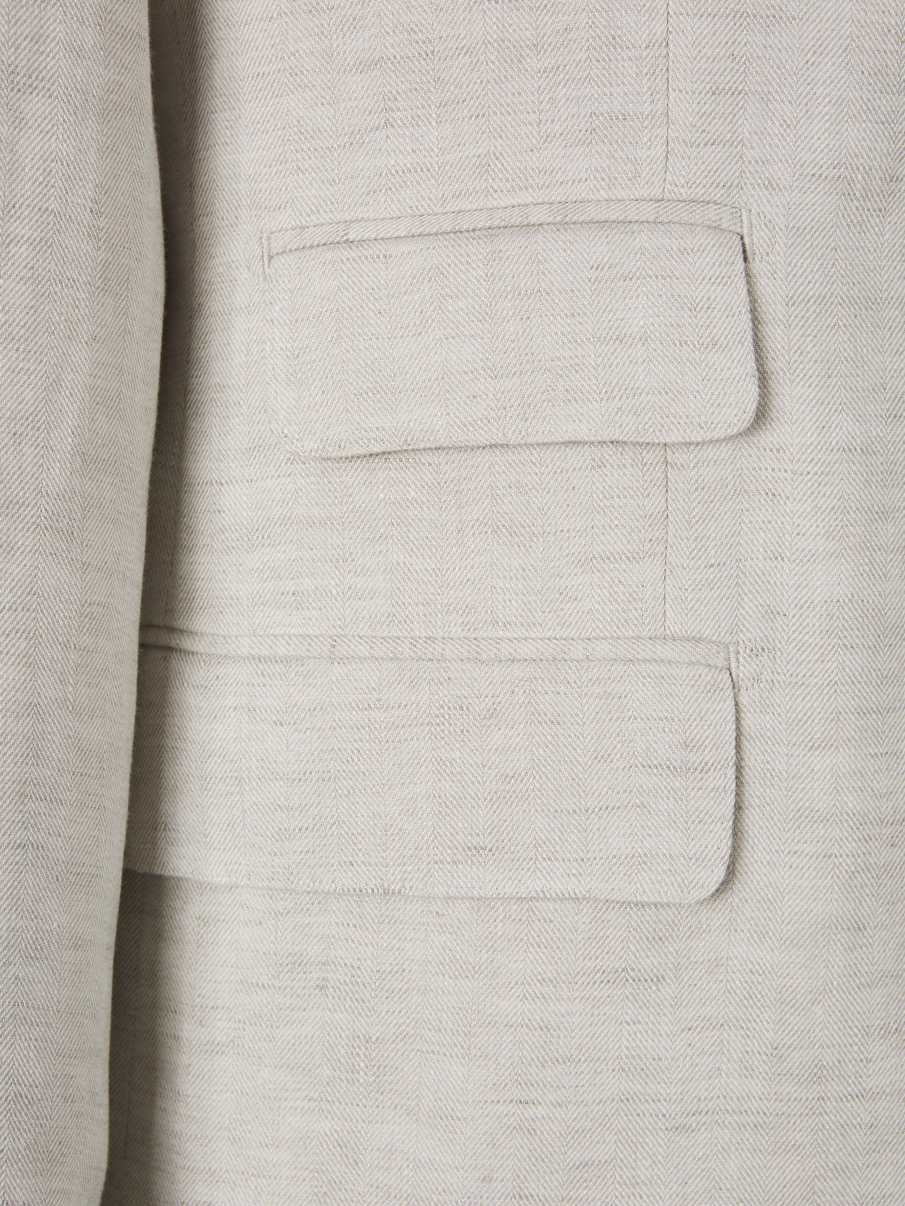 Santa Eulalia Hombre Barcelona Traje Lino Espiga color Beige sku 312-002841 02 - Foto 4