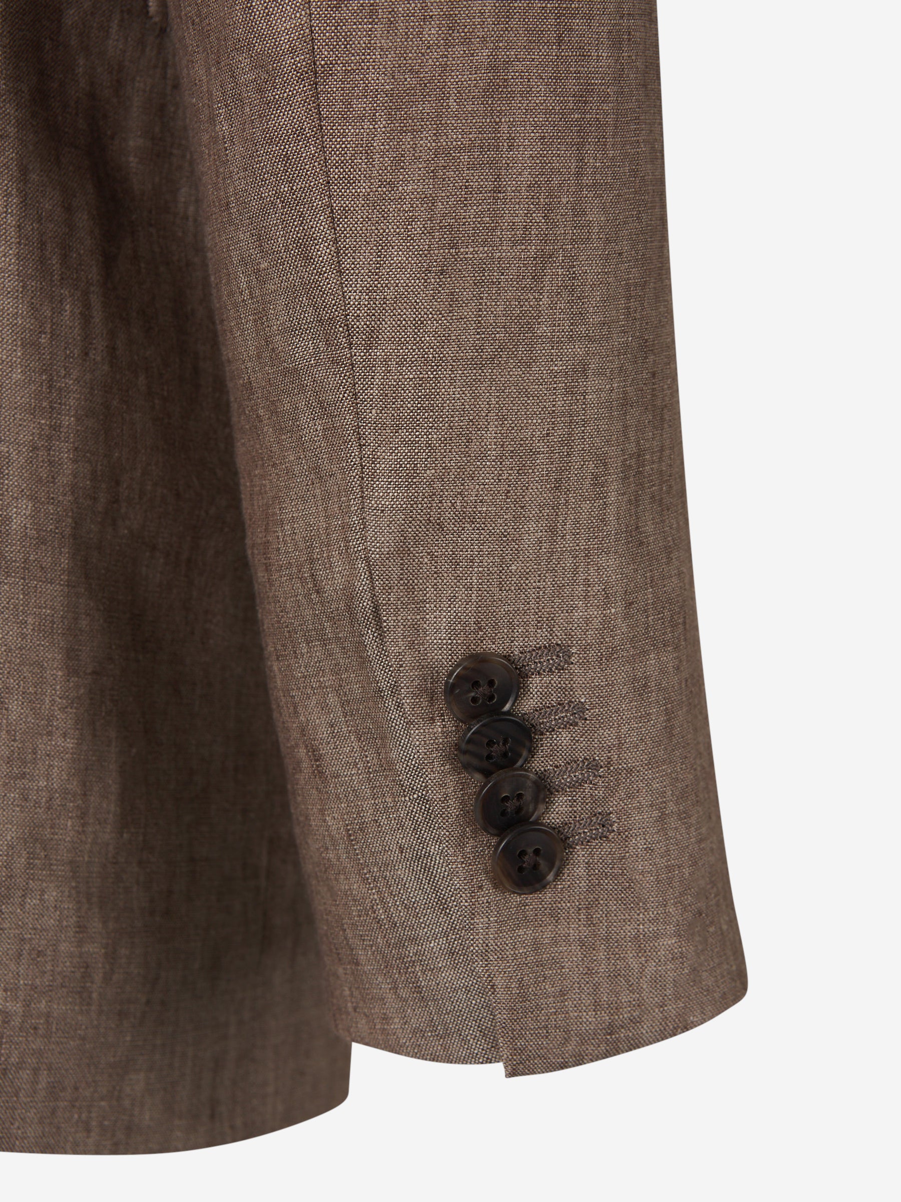 Santa Eulalia Hombre Barcelona Traje Liso Lino color Marrón sku 312-002842 02 - Foto 5