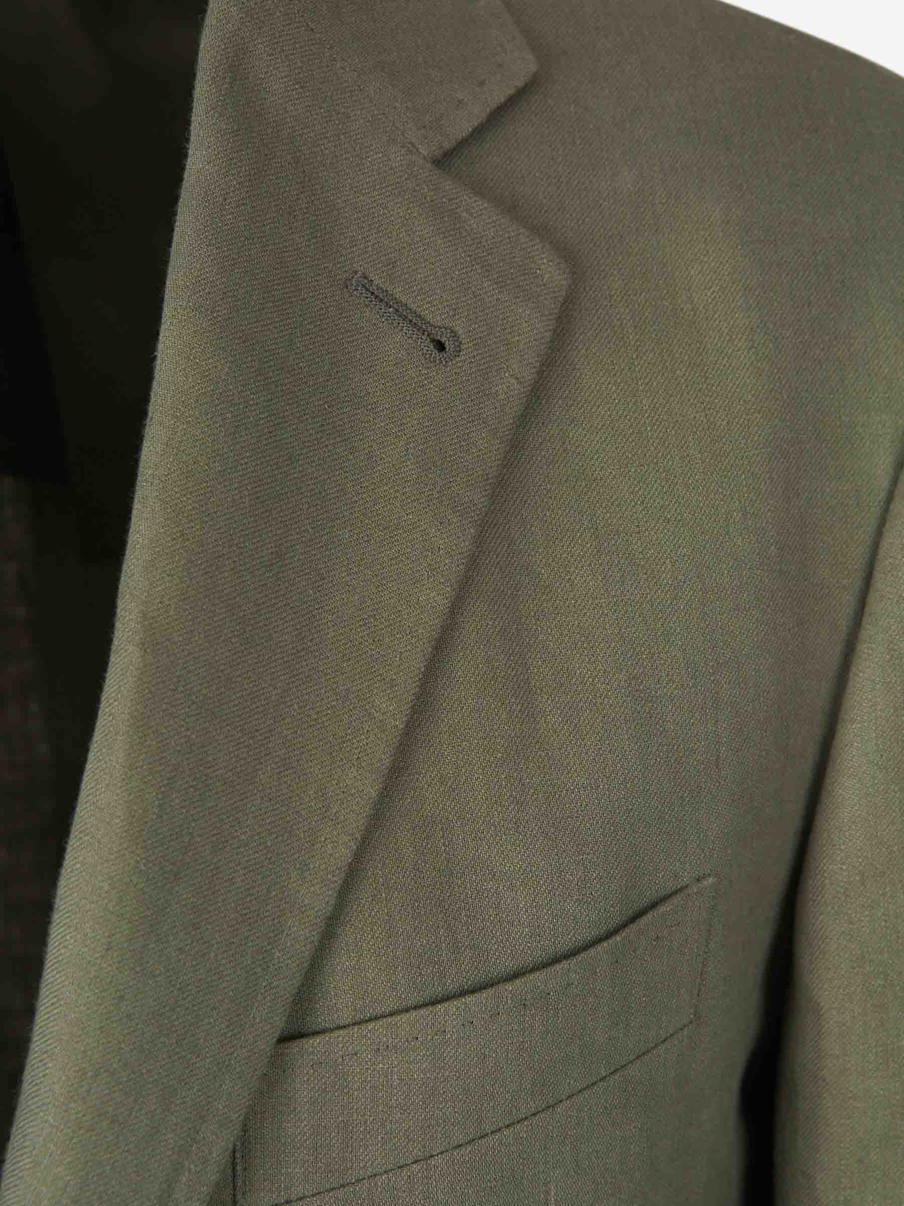 Canali Hombre Barcelona Traje Lino Liso color Verde sku 312-002857 02 - Foto 3