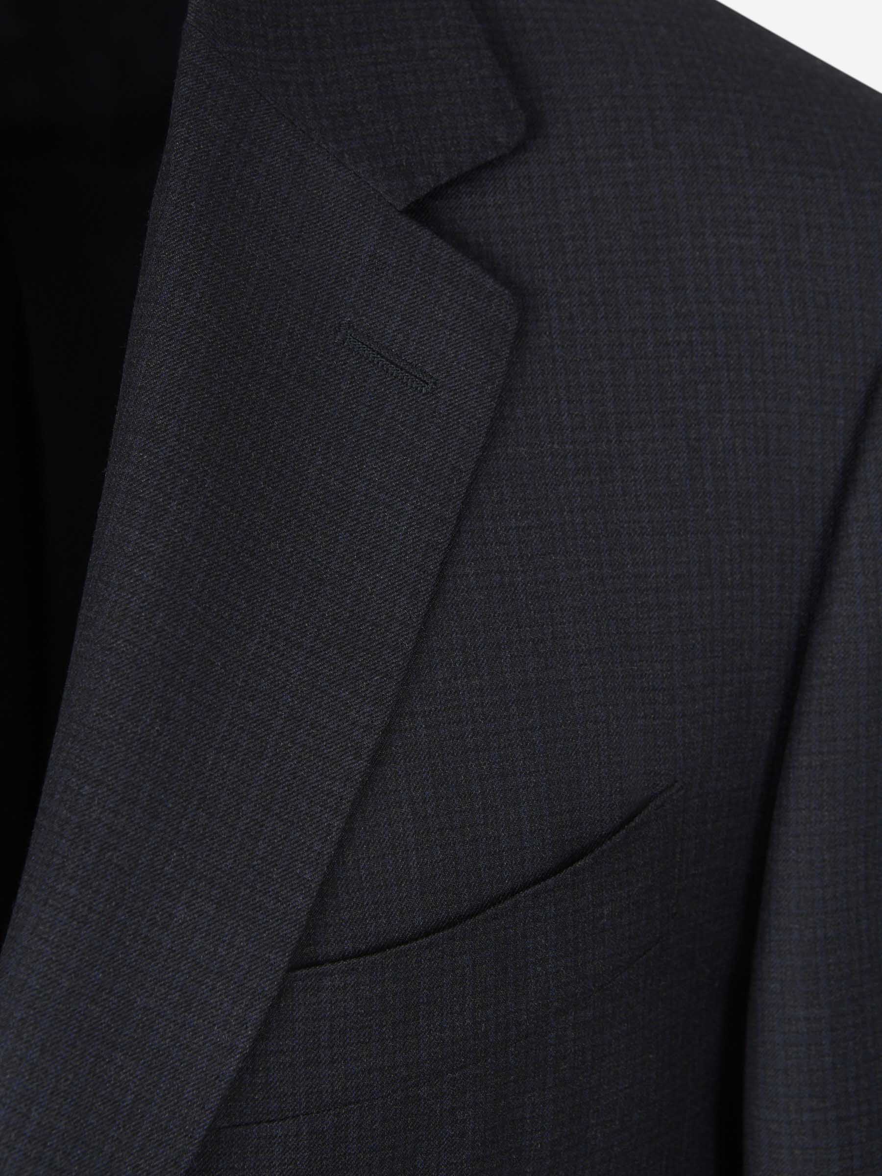 Canali Hombre Barcelona Traje Liso Lana color Gris Antracita sku 312-002877 01 - Foto 3