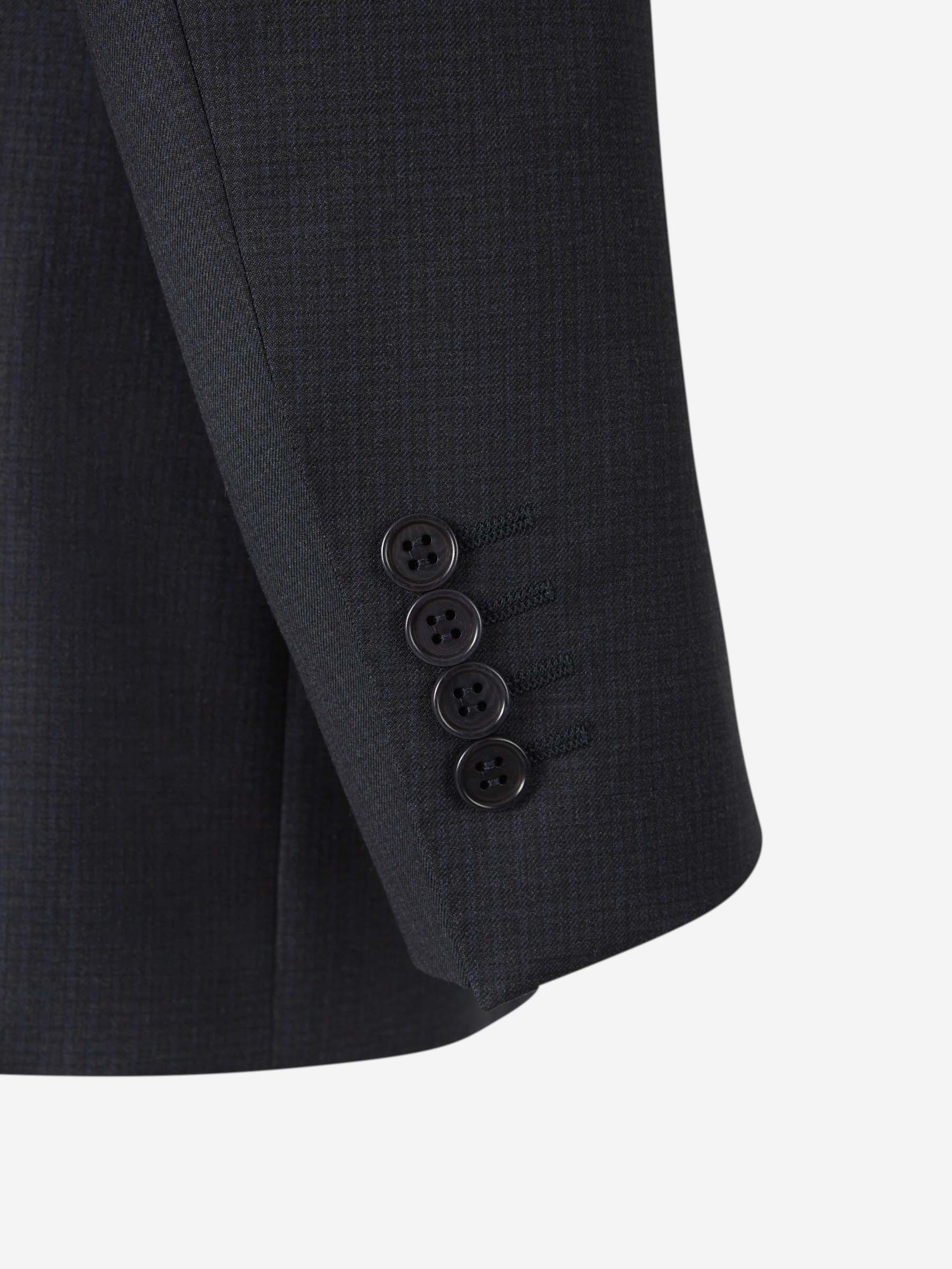Canali Hombre Barcelona Traje Liso Lana color Gris Antracita sku 312-002877 01 - Foto 5