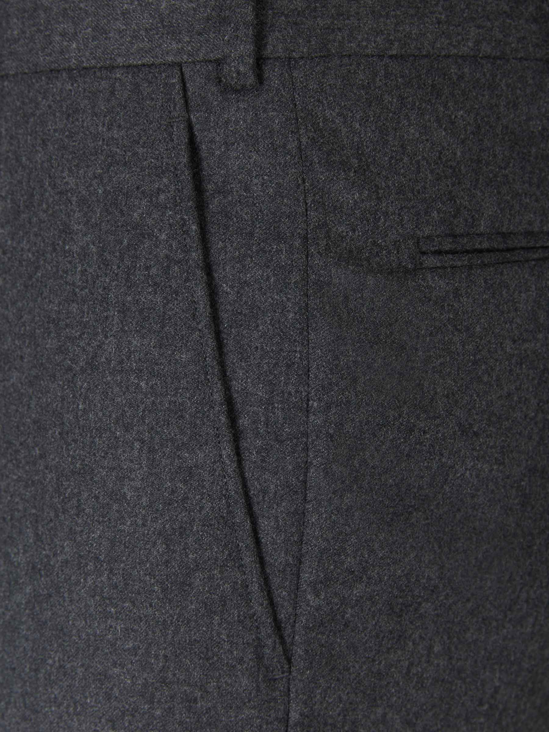 Santa Eulalia Hombre Barcelona Pantalones Vestir Lana color Gris Antracita sku 321-000315 02 - Foto 3
