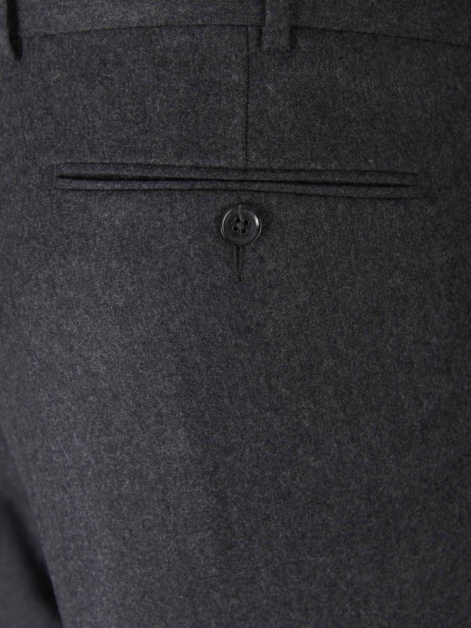Santa Eulalia Hombre Barcelona Pantalones Vestir Lana color Gris Antracita sku 321-000315 02 - Foto 4