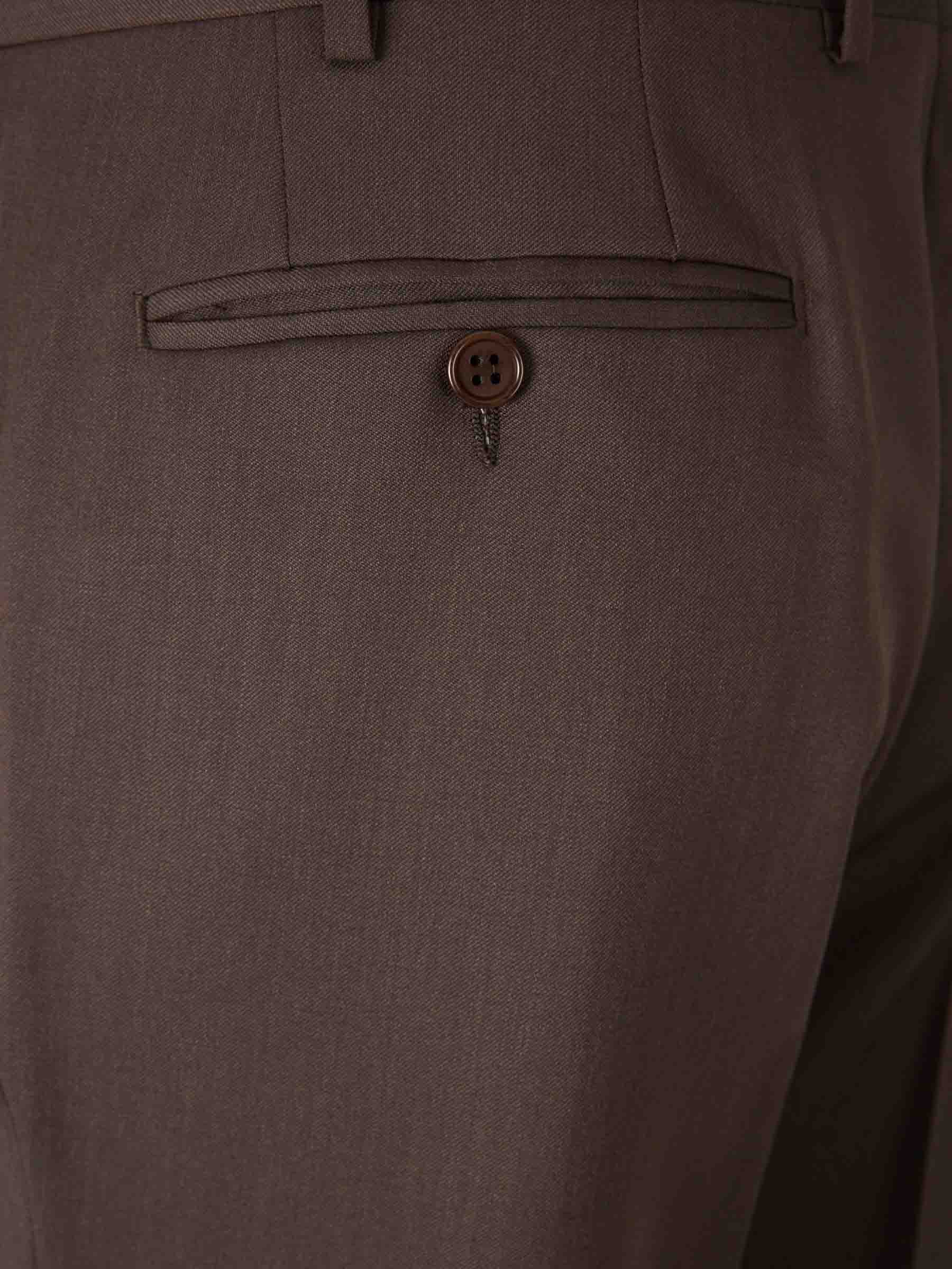 Canali Hombre Barcelona Pantalones Formales Vestir color Marrón sku 321-000336 03 - Foto 4