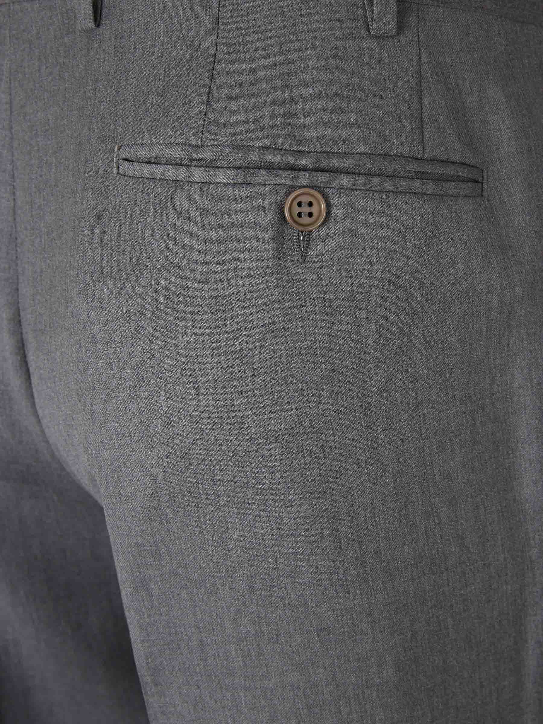 Canali Hombre Barcelona Pantalones Formales Lana color Gris sku 321-000336 04 - Foto 4