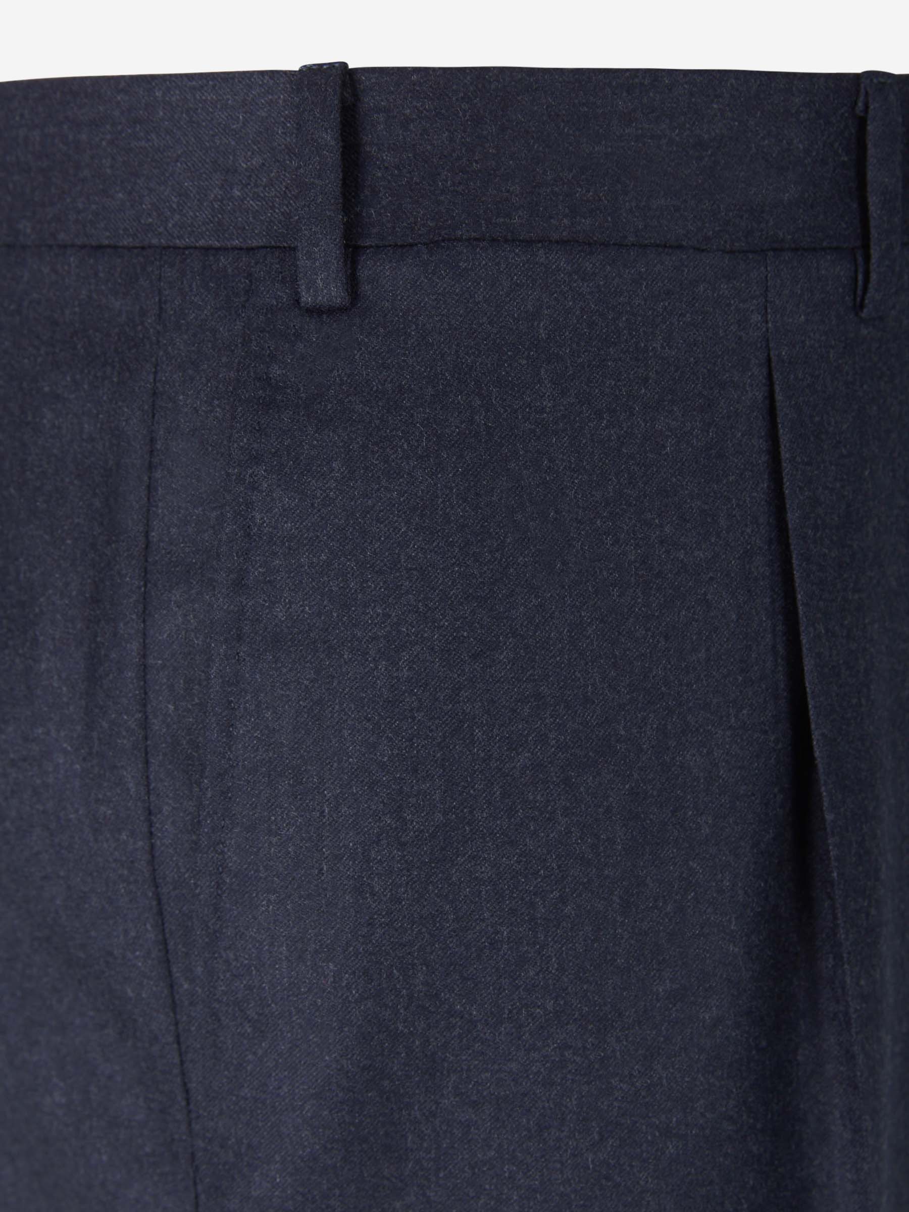 Canali Hombre Barcelona Pantalones Formales Lana color Azul Marino sku 321-000338 03 - Foto 3