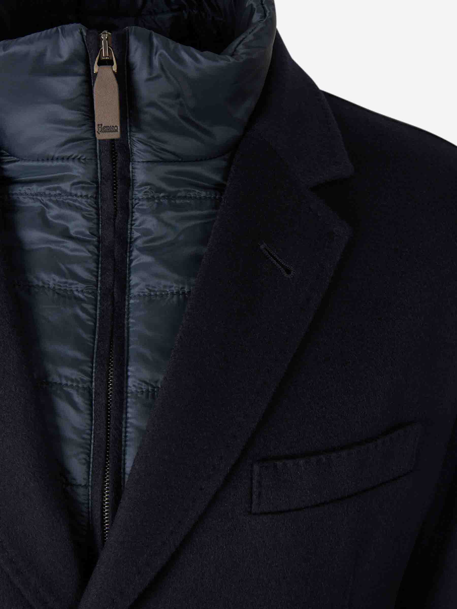 Herno Hombre Barcelona Abrigo con Chaleco Interior color Negro sku 341-000532 01 - Foto 3