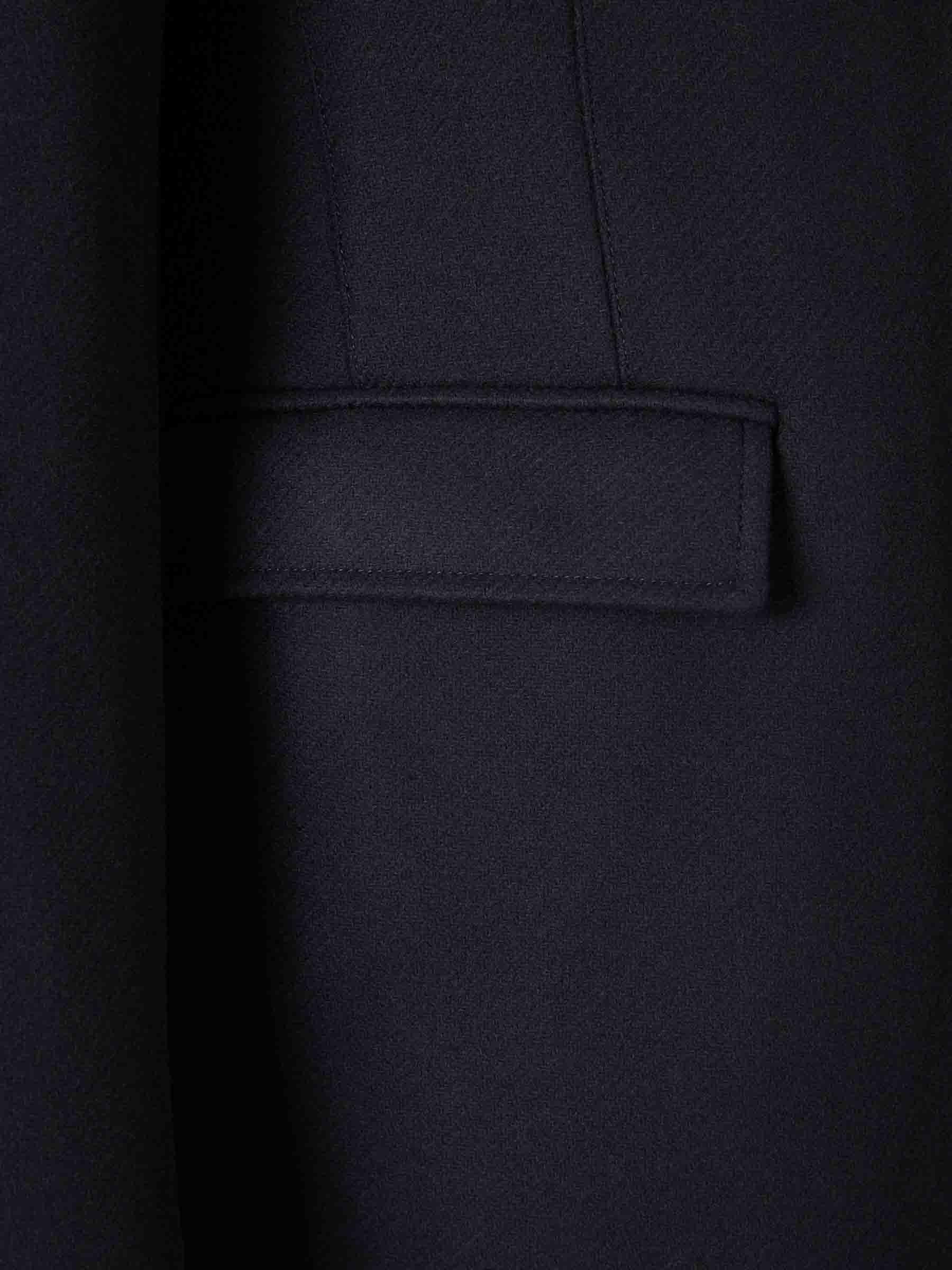 Herno Hombre Barcelona Abrigo Lana Acolchado color Azul Noche sku 341-000533 01 - Foto 5