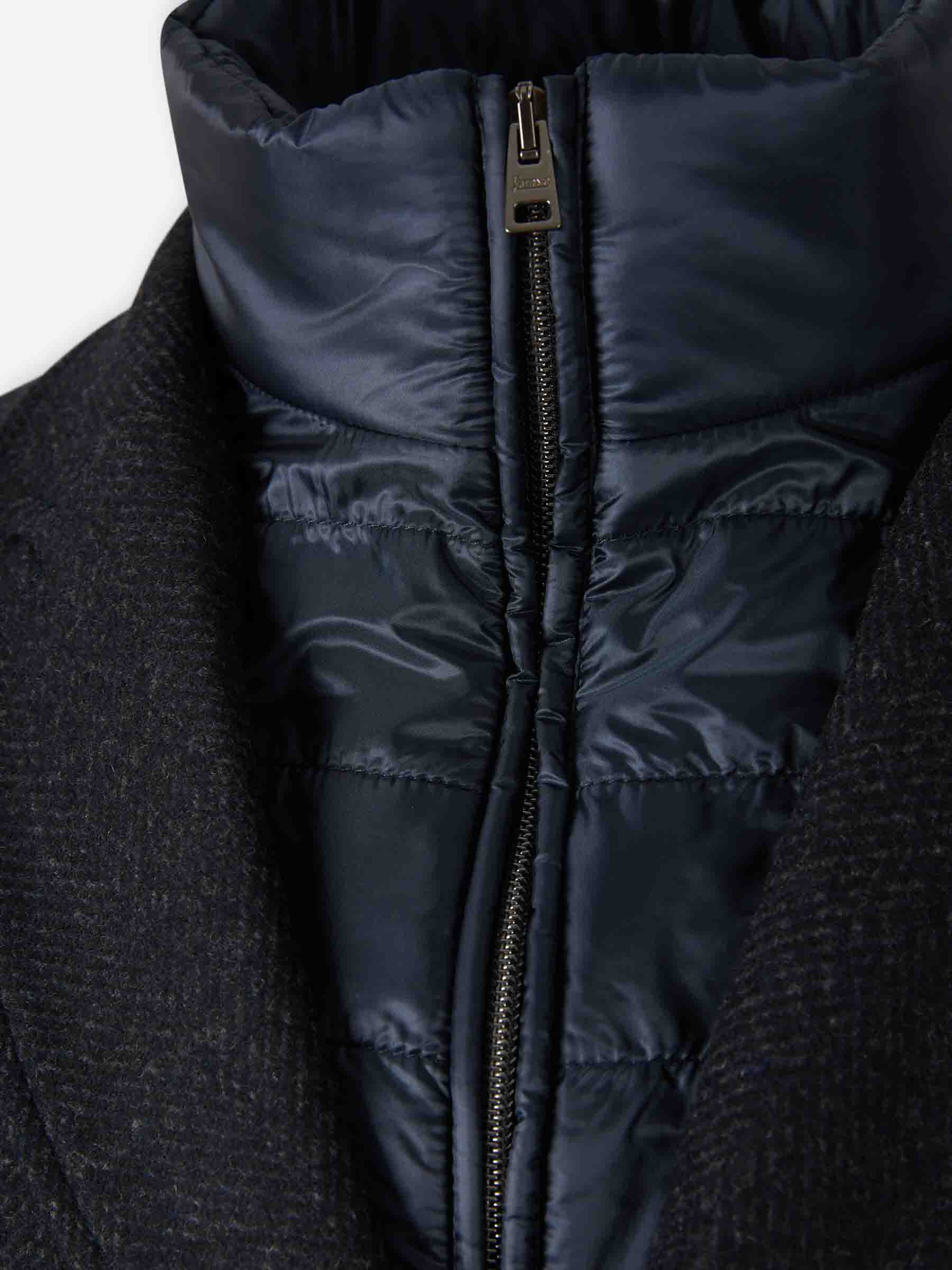 Herno Hombre Barcelona Abrigo Largo Acolchado color Azul Marino sku 341-000534 01 - Foto 3