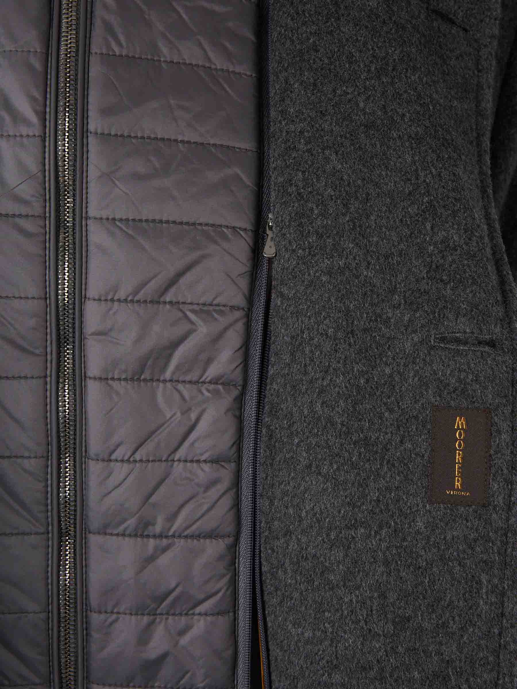 Moorer Hombre Barcelona Abrigo Largo Montferrato color Gris Antracita sku 341-000536 01 - Foto 4