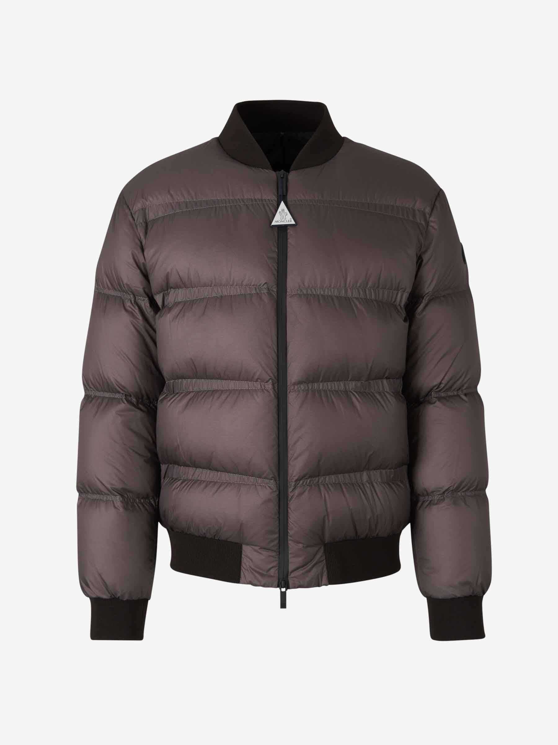 Jacket Mens Moncler Puffer Bomber Jacket Moncler – Quilted Logo