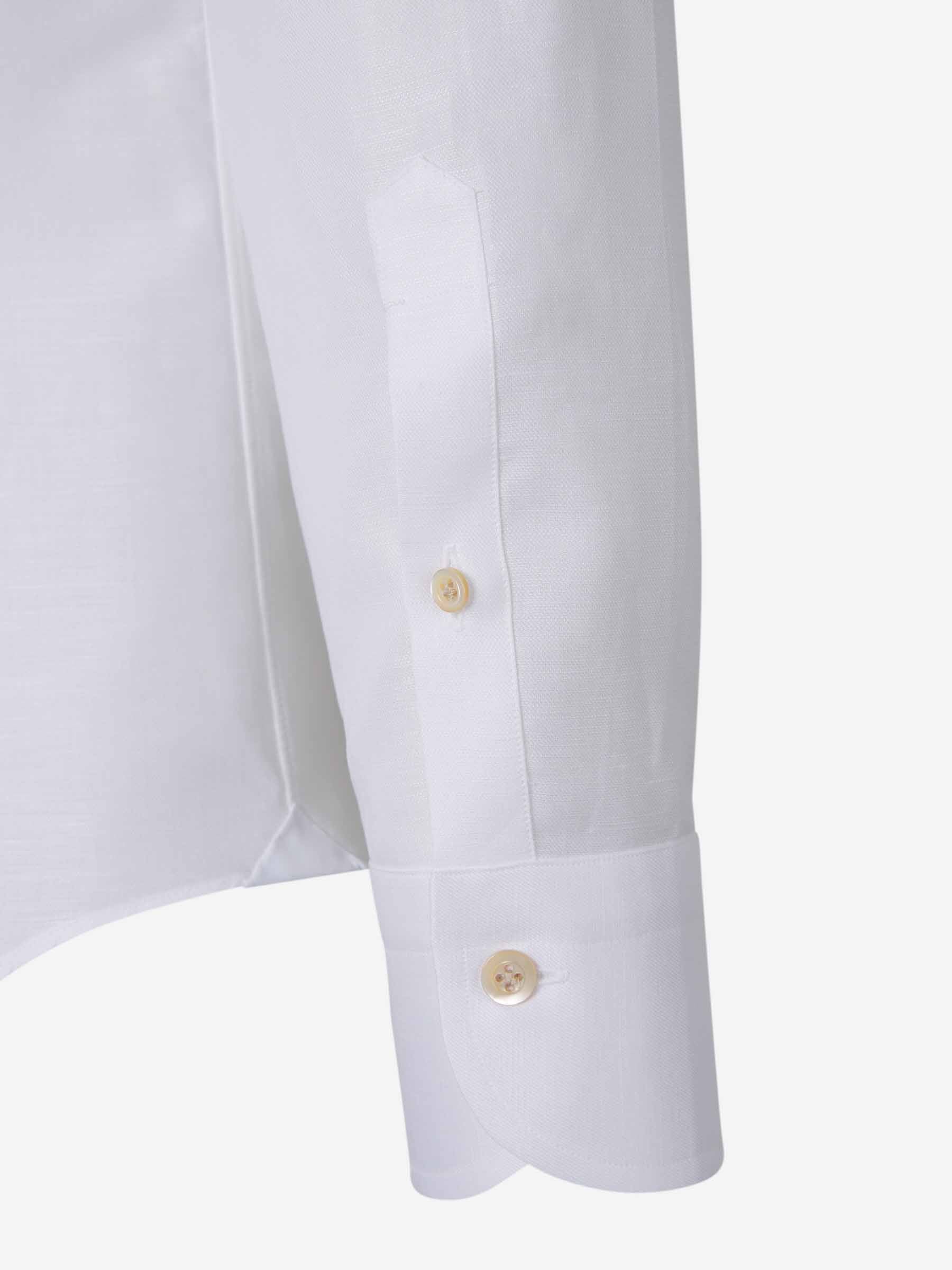 Santa Eulalia Hombre Barcelona Camisa Jaspeada Algodón color Blanco sku 401-003142 01 - Foto 4