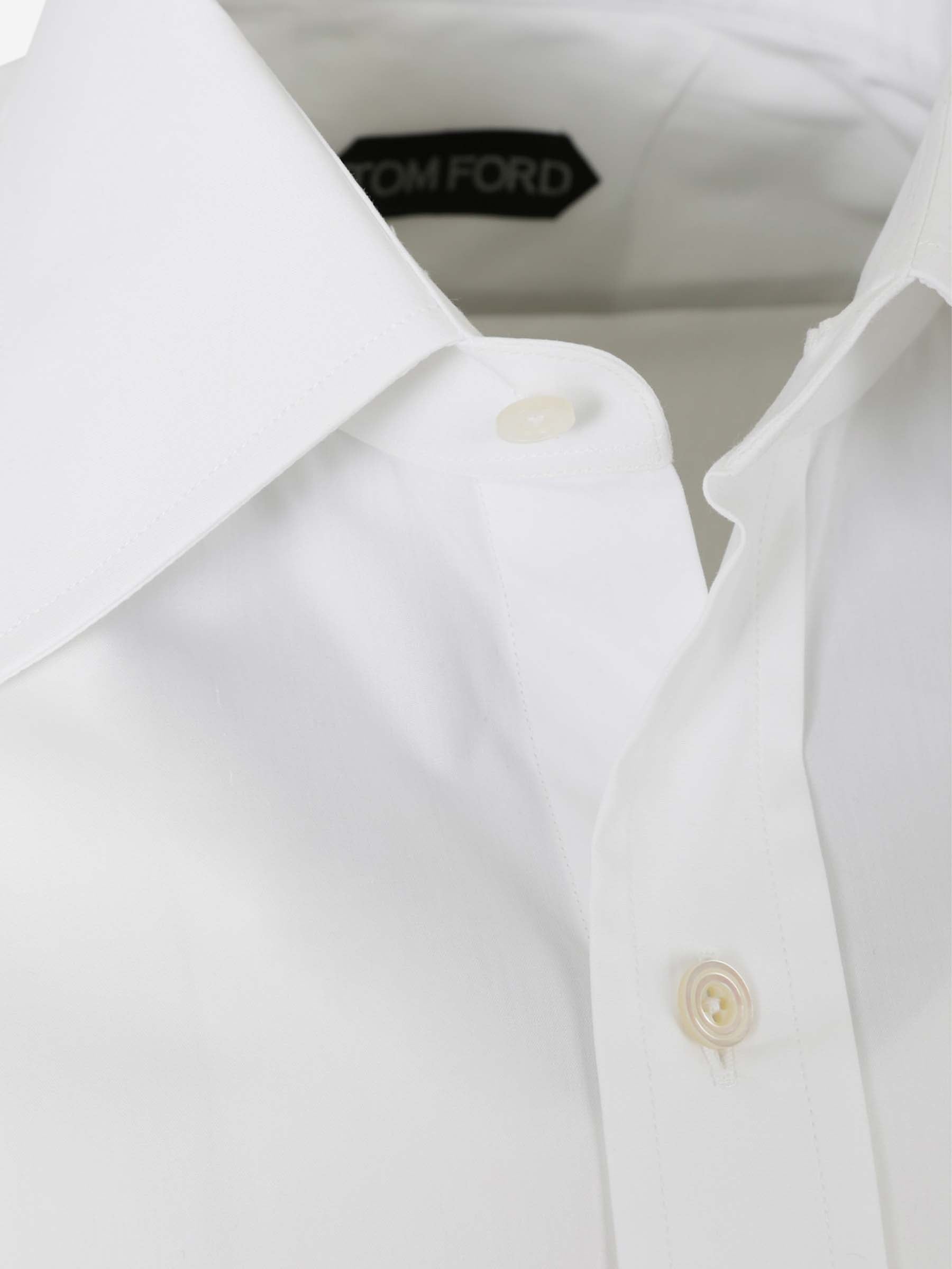 Tom Ford Hombre Barcelona Camisa de vestir color Blanco sku 403-000468 01 - Foto 3