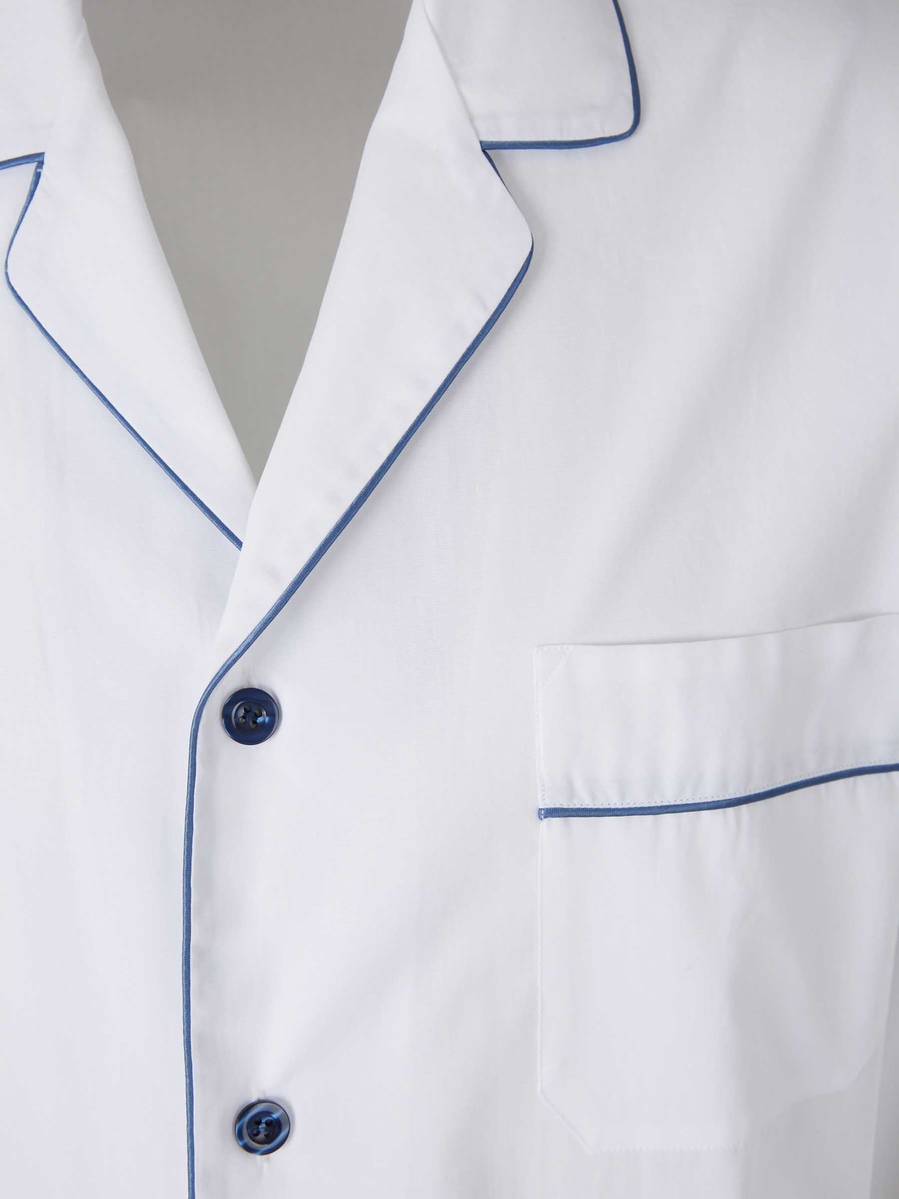 Santa Eulalia Hombre Barcelona Pijama Set Algodón color Blanco sku 412-000071 02 - Foto 3