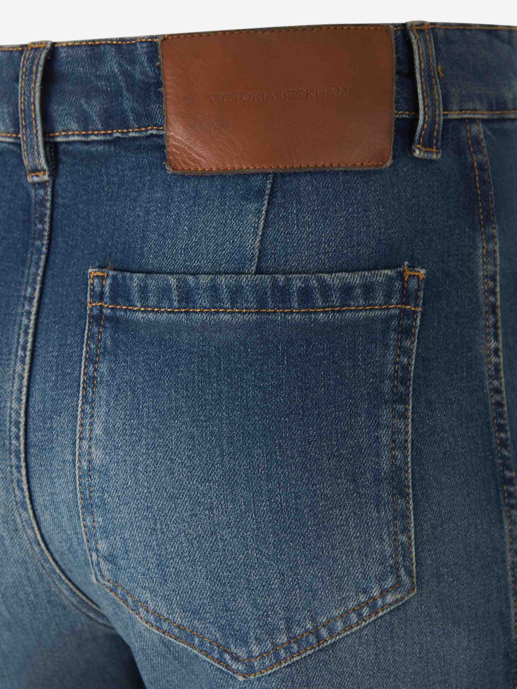 Victoria Beckham Mujer Barcelona Jeans Flare Fit  Alina color Azul Denim Oscuro sku 763-001581 01 - Foto 5