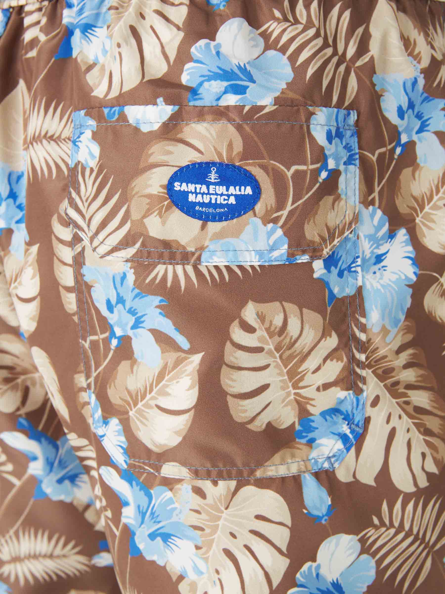 Santa Eulalia Hombre Barcelona Bañador Motivo Floral color Caramelo sku 561-001341 02 - Foto 5