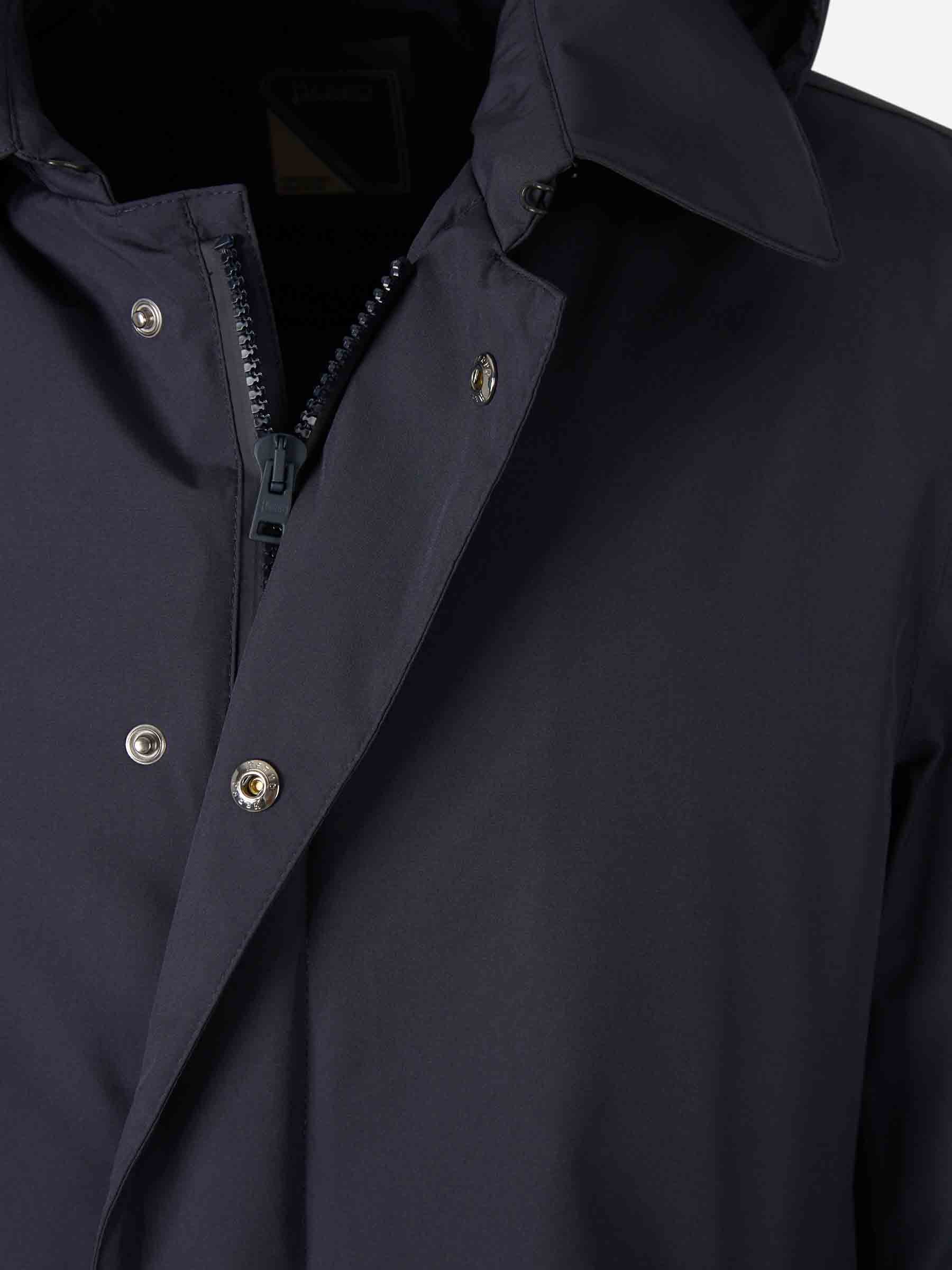 Herno Hombre Barcelona Abrigo Acolchado Capucha color Azul Marino sku 502-001633 01 - Foto 3