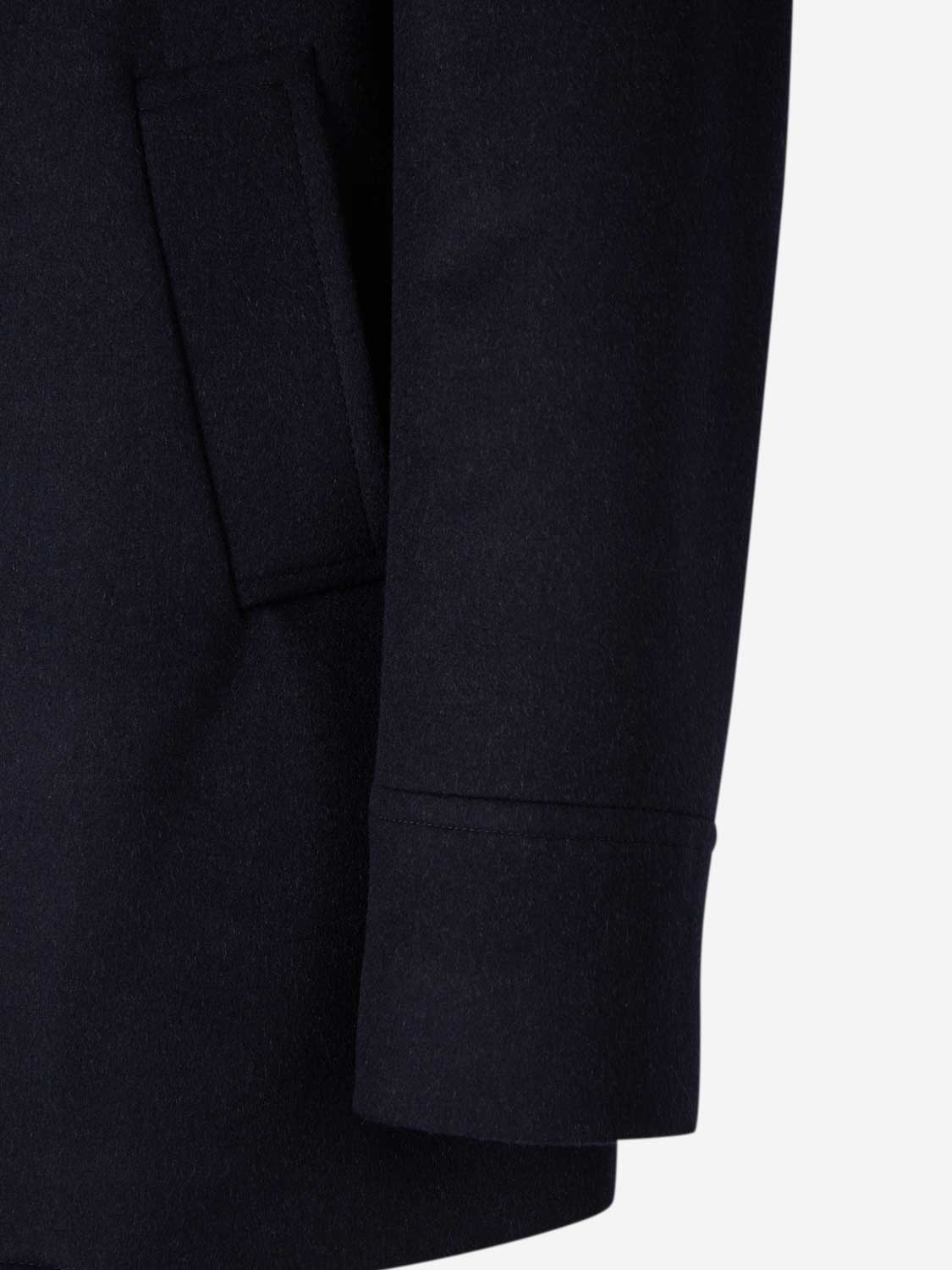 Brunello Cucinelli Hombre Barcelona Abrigo Largo Cruzado color Azul Noche sku 502-001662 01 - Foto 5
