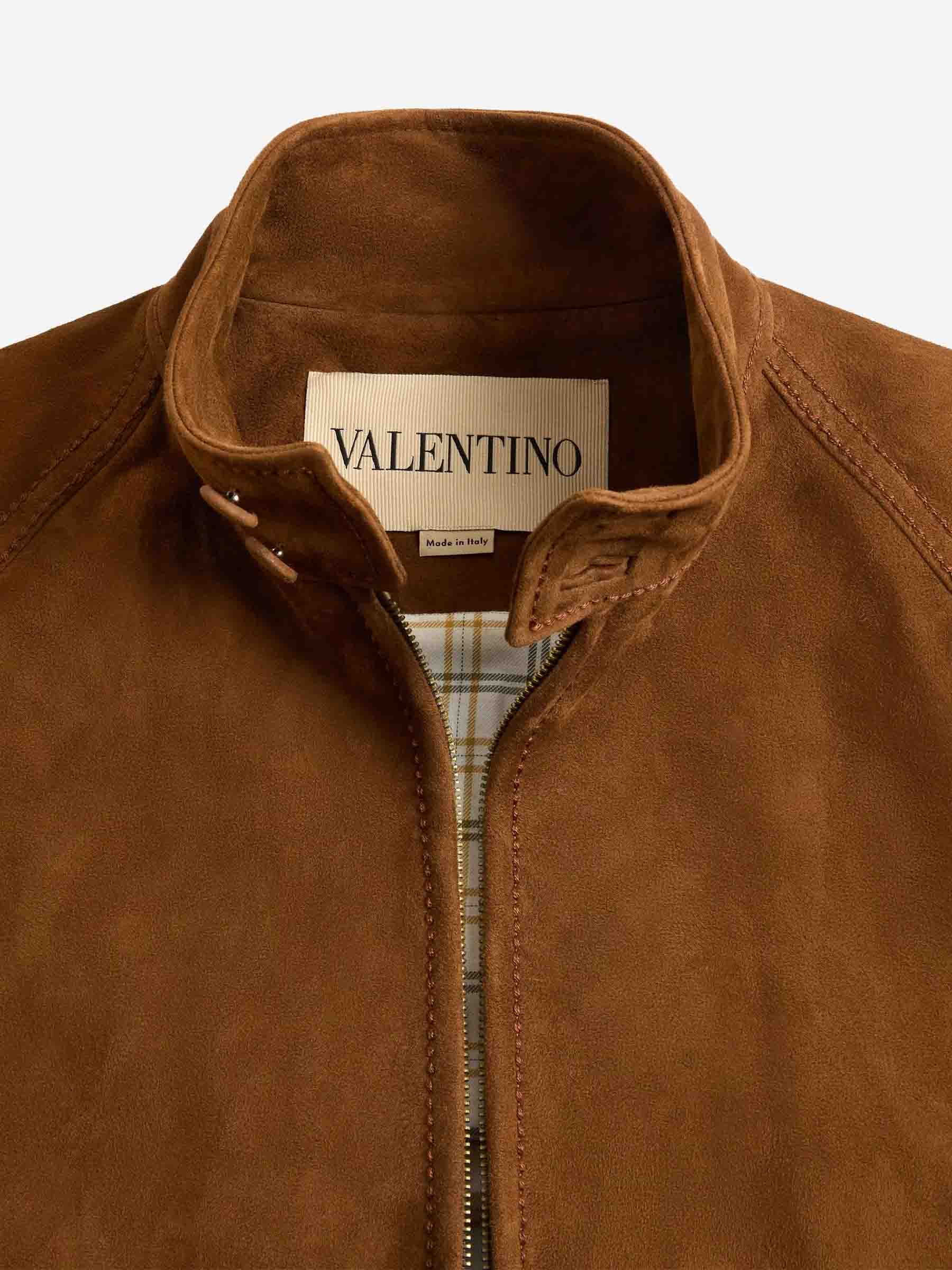 Valentino Hombre Barcelona Chaqueta Piel Ante color Camel sku 511-000633 01 - Foto 4