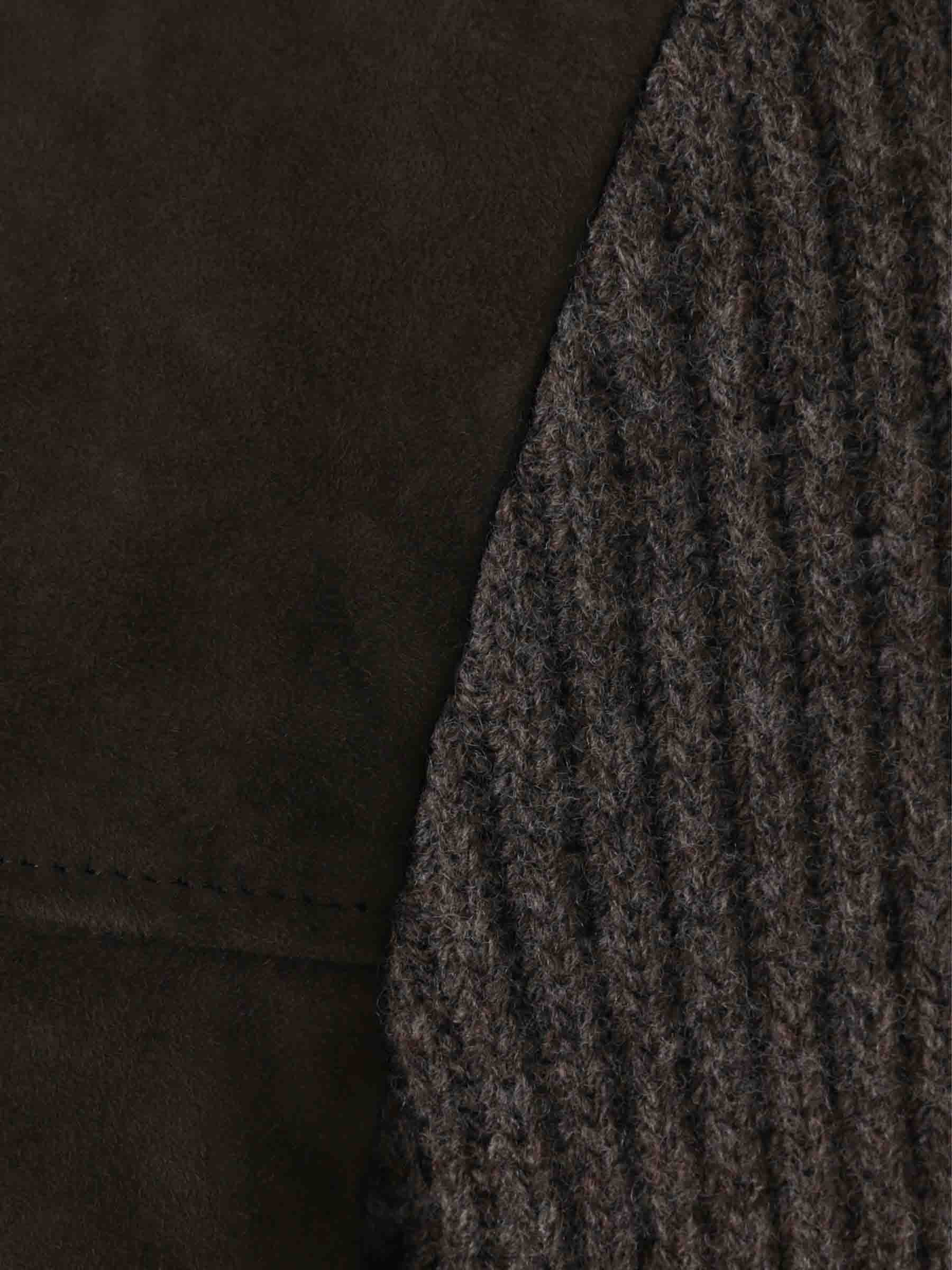 Santa Eulalia Hombre Barcelona Chaqueta Piel Punto color Verde Militar sku 511-000634 01 - Foto 3