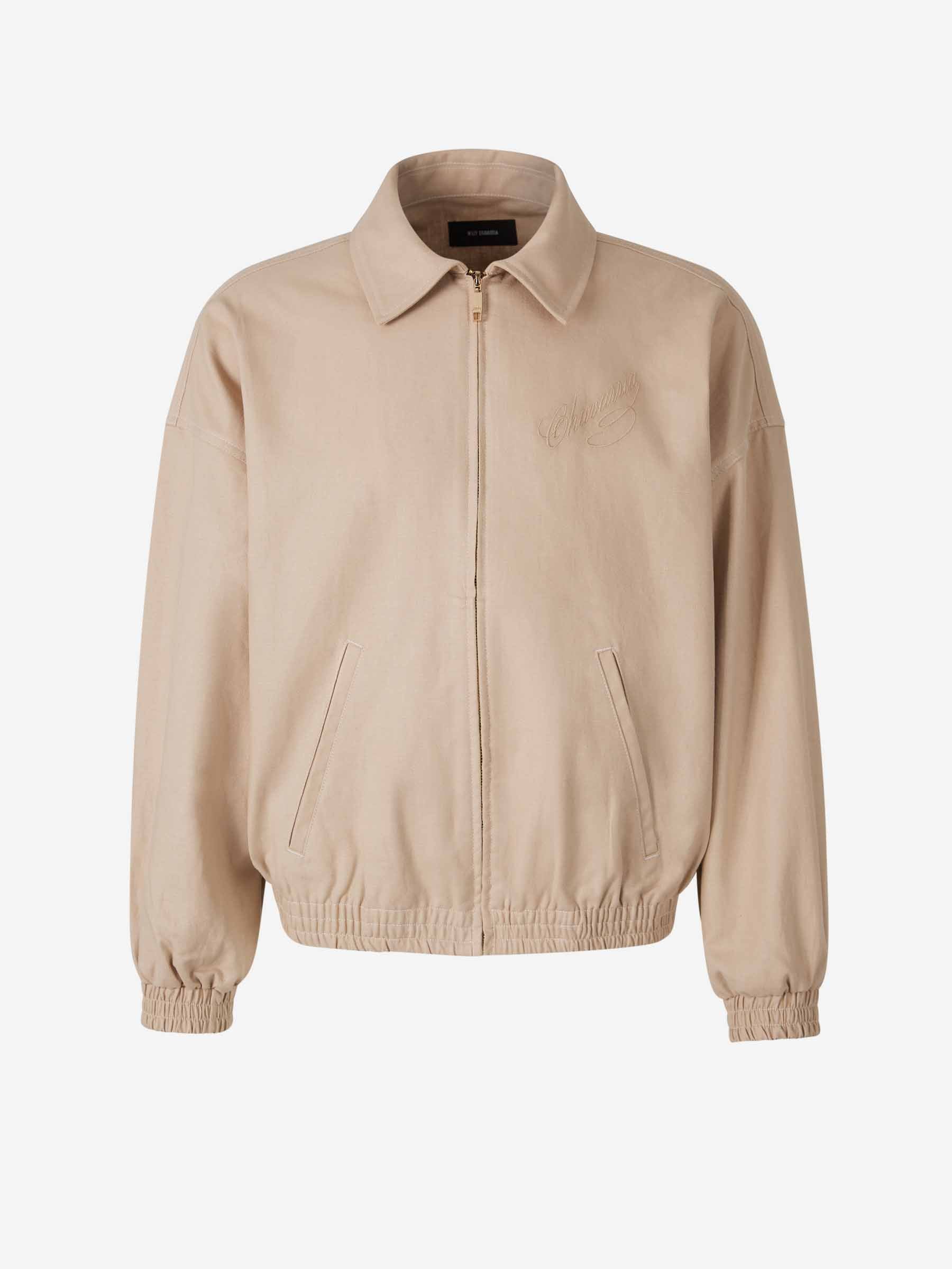 Willy Chavarria Hombre Barcelona Chaqueta Bomber Lisa Órale color Camel sku 512-002417 01 - Foto 1