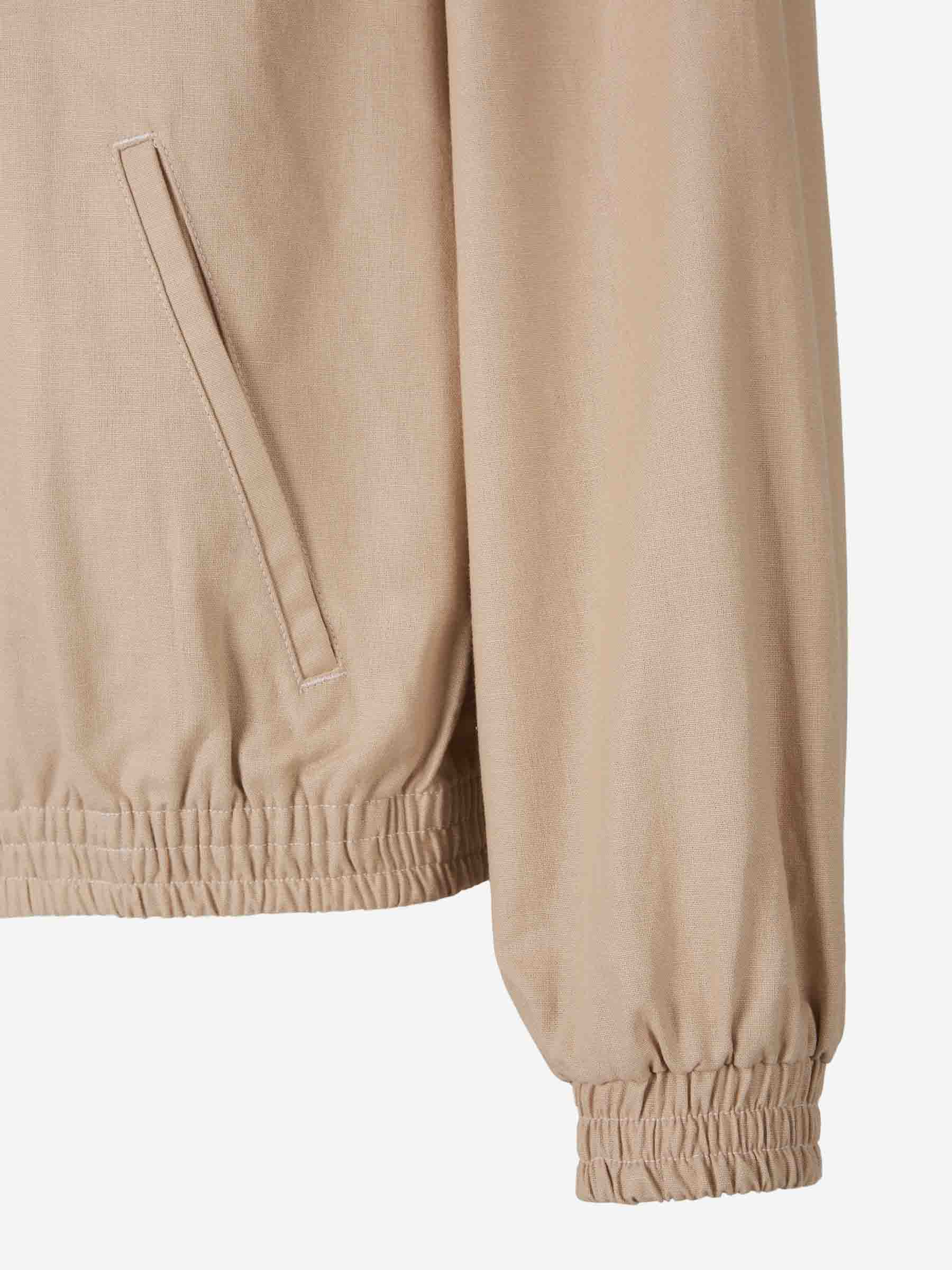 Willy Chavarria Hombre Barcelona Chaqueta Bomber Lisa Órale color Camel sku 512-002417 01 - Foto 5