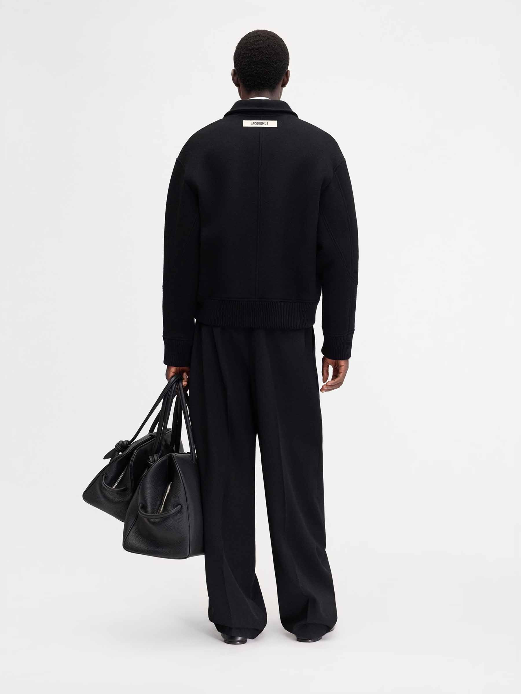 Jacquemus Hombre Barcelona Chaqueta Le Paisan Lana color Negro sku 512-002573 01 - Foto 3